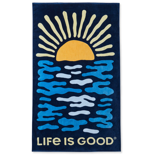 [LUV IS TRUE]★BE LOGO BEACH TOWEL New Design Custom Logo Digital Sublimation Print Sand Proof