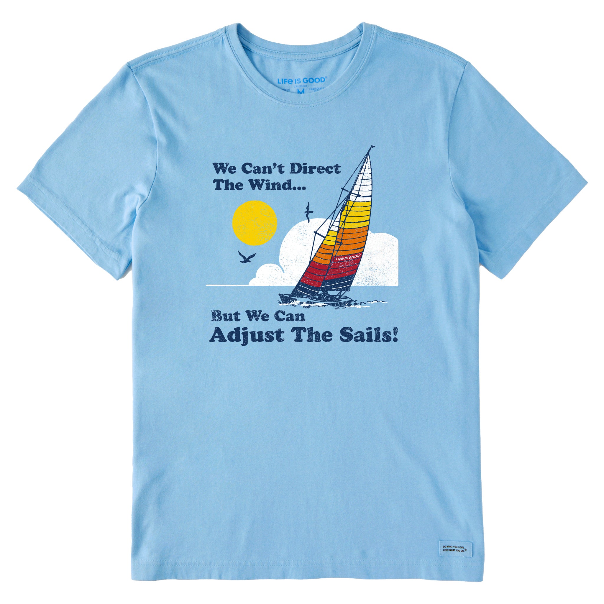 Men's We Can't Direct the Wind Sailboat Short Sleeve Tee | Shop