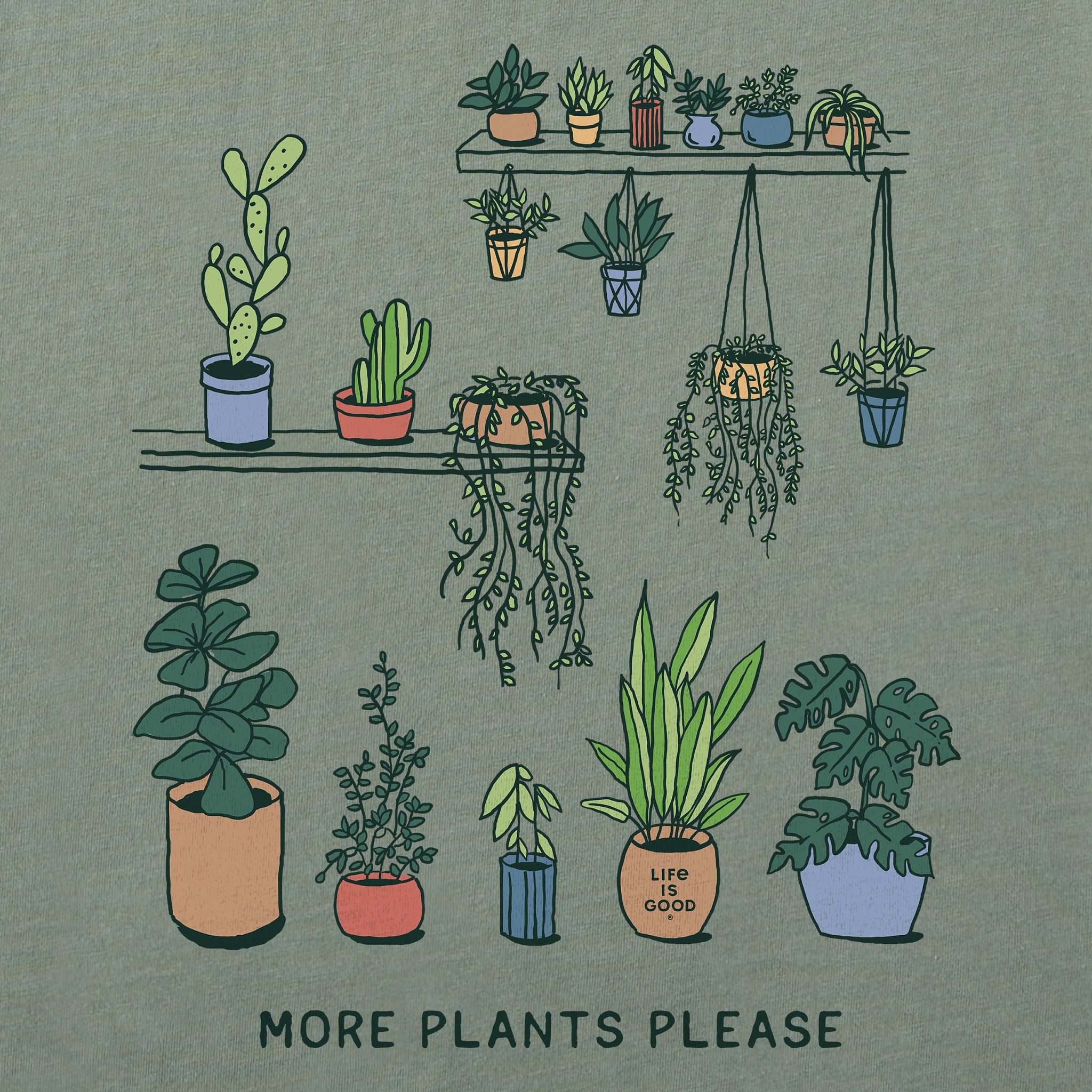 Women's More Plants Please Short Sleeve Crusher Boxy Tee | Shop