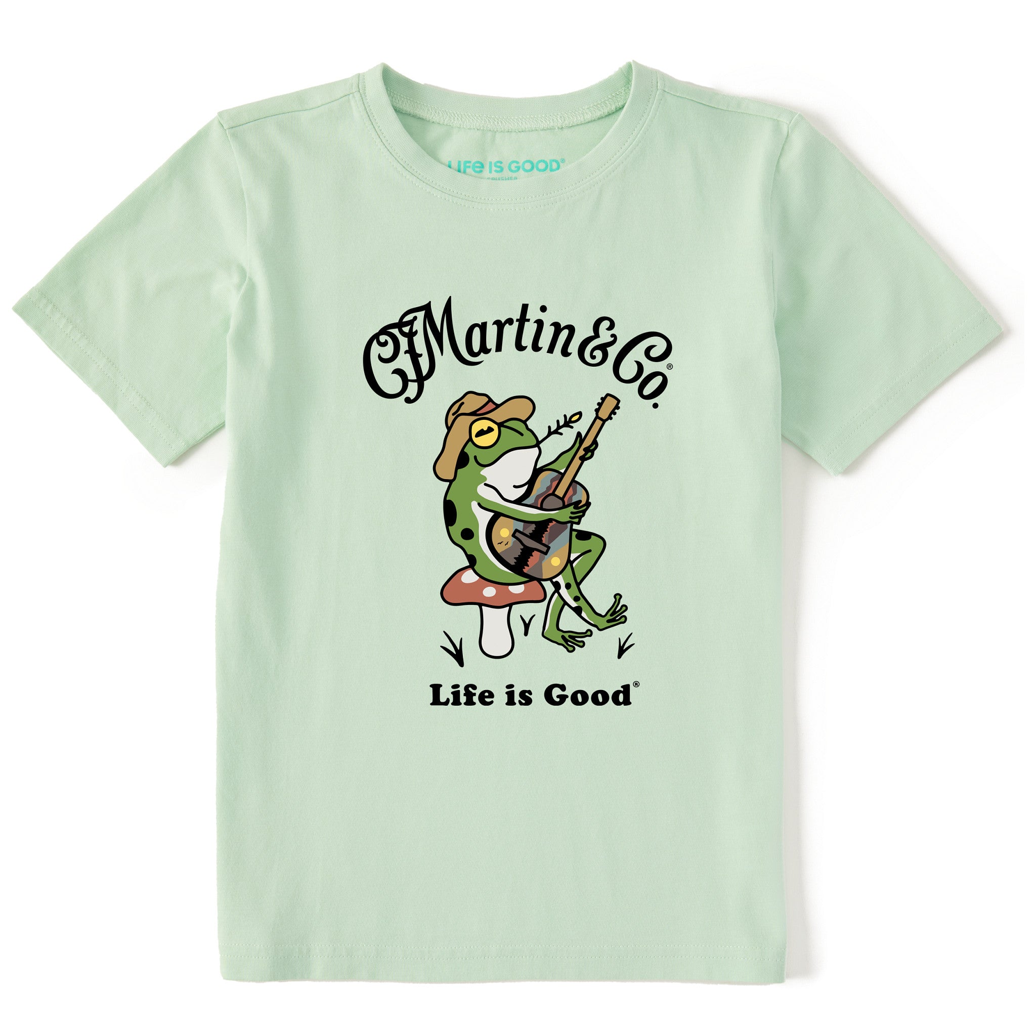 Kids Martin & Co. Frog Guitar Short Sleeve Crusher Tee | Shop Life