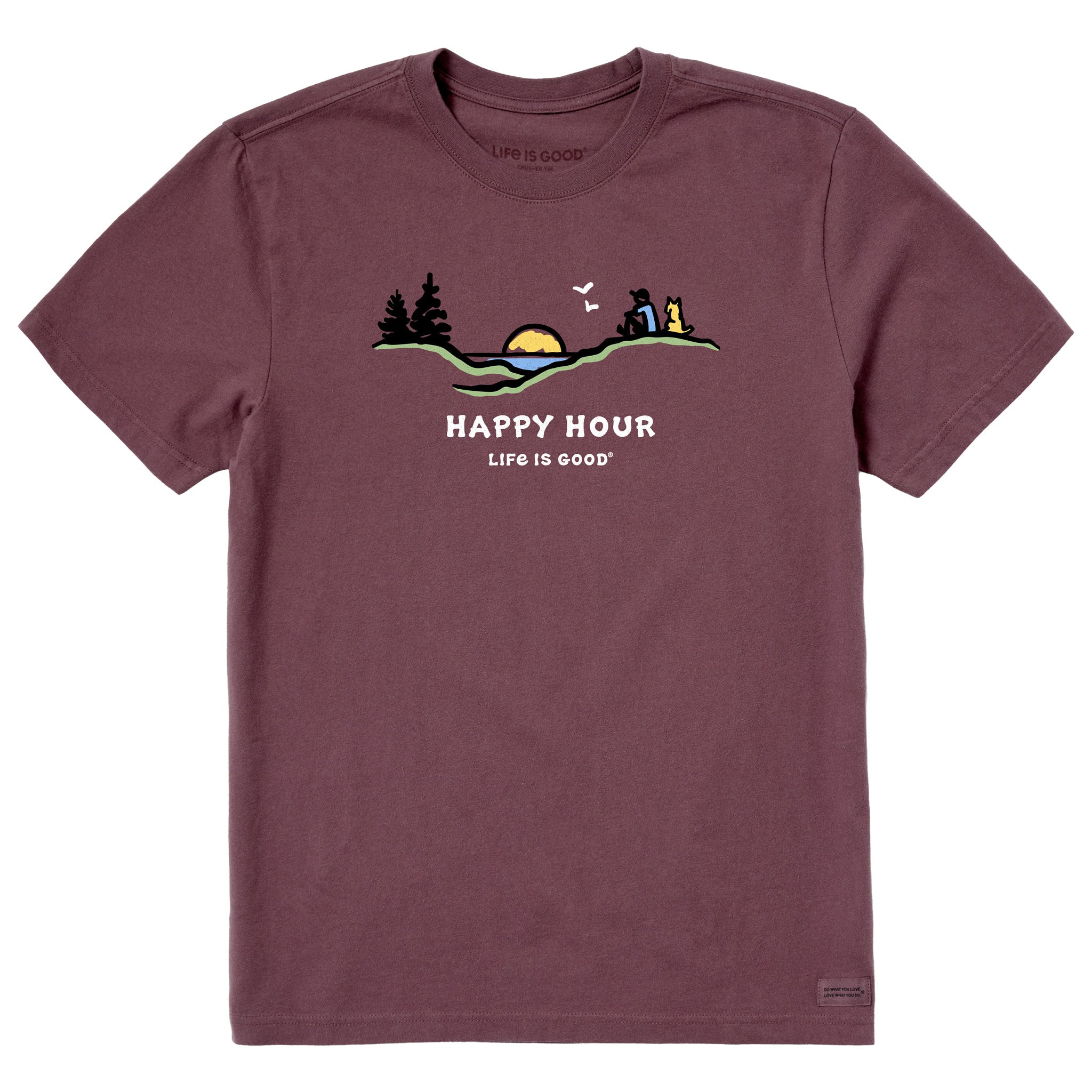 Men's Happy Hour Pine Sunset Short Sleeve Tee | Shop Life is Good