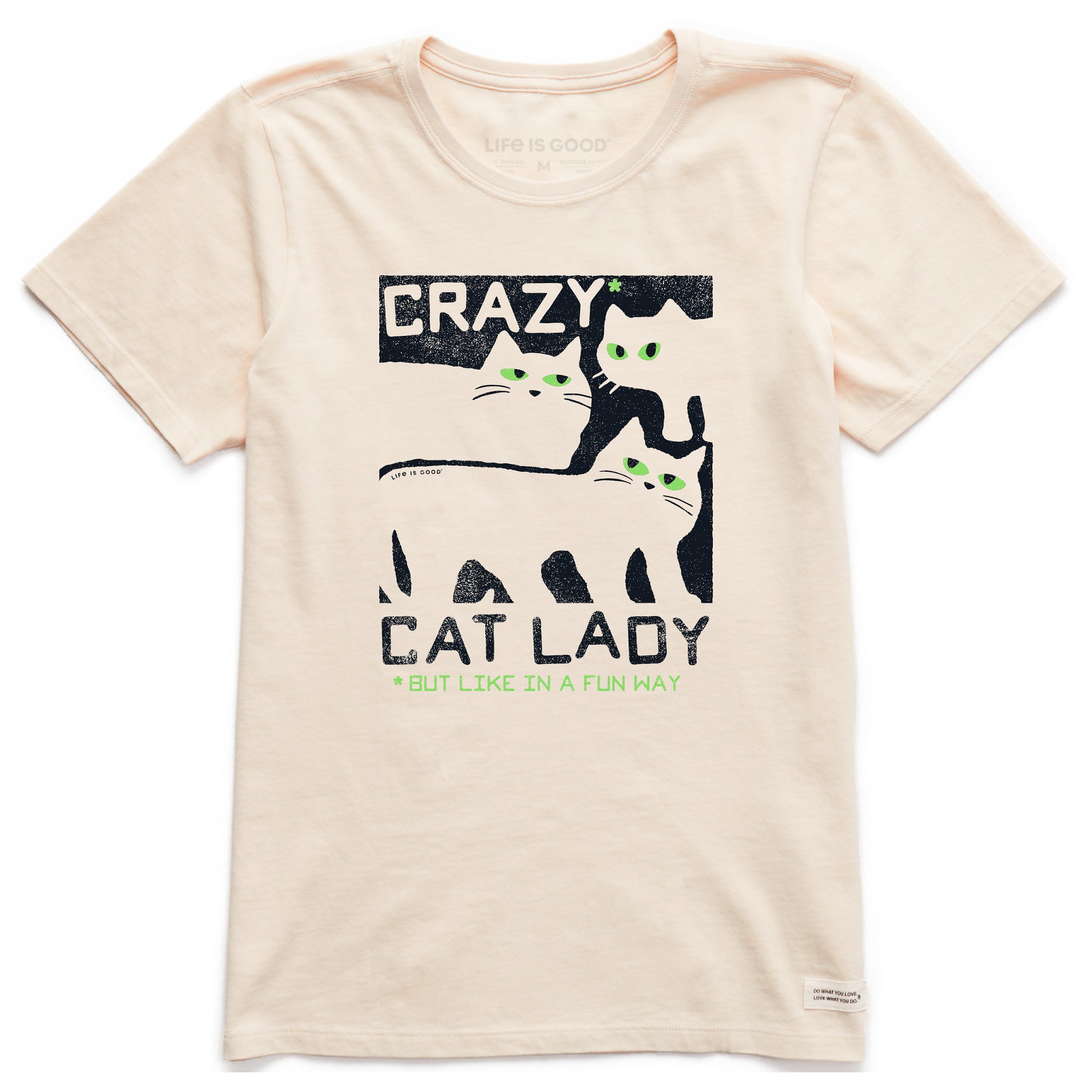 Women's Crazy Cat Lady Short Sleeve Tee | Shop Life is Good