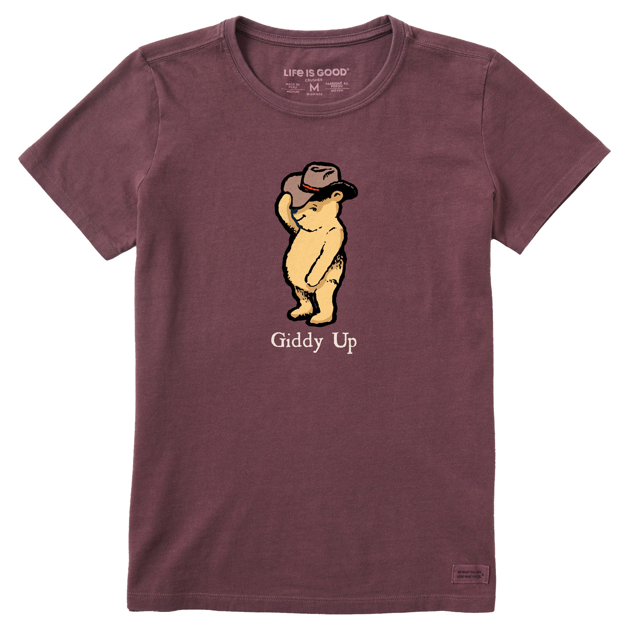 Product image for "Women's Giddy Up Winnie Short Sleeve Crusher Tee" ||147013_1