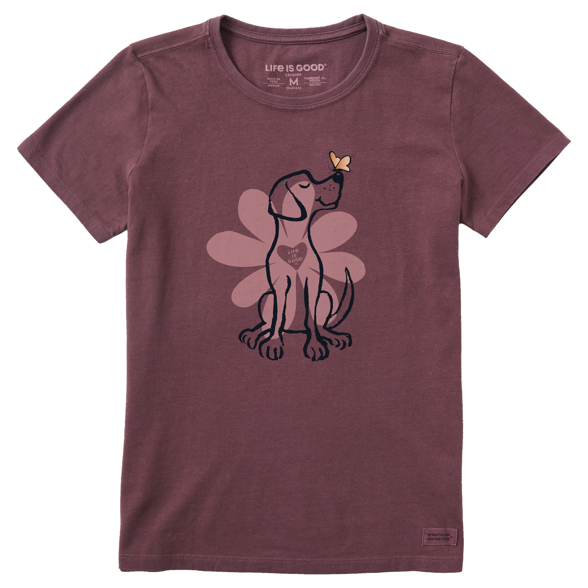 Women's Spring Daisy Dog Short Sleeve Tee | Shop Life is Good