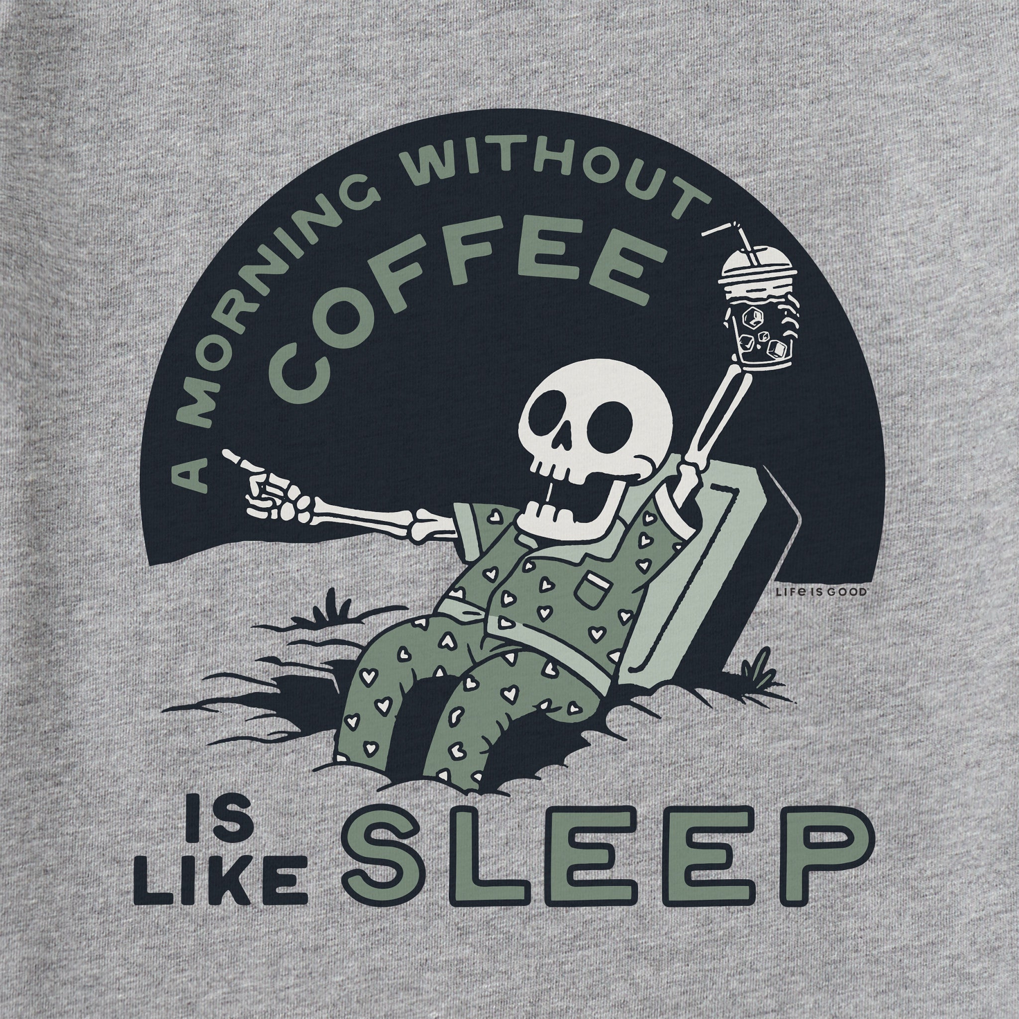 Product image for "Men's A Morning Without Coffee is Like Sleep Short Sleeve Tee" ||147124_2