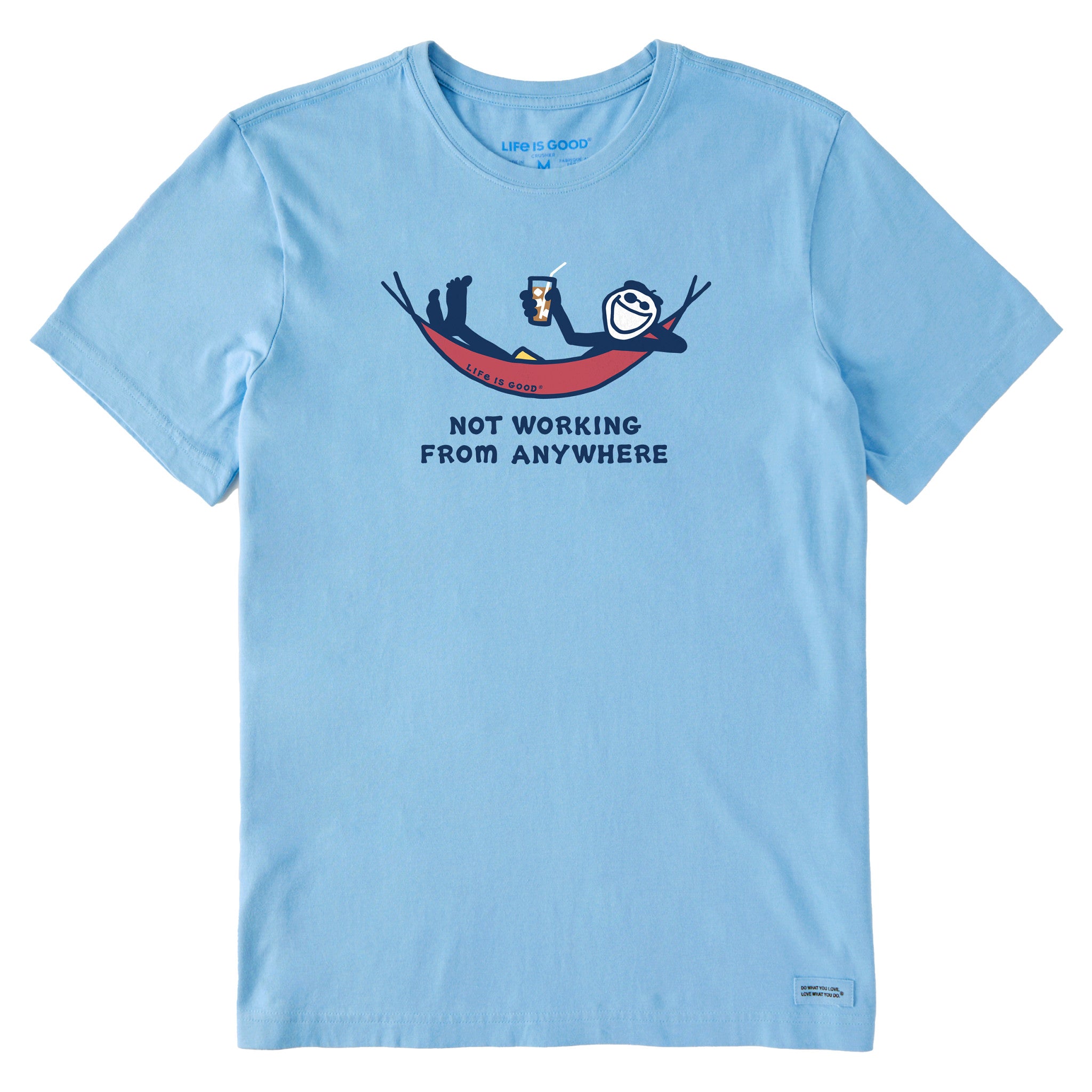 Men's Not Working from Anywhere Iced Coffee Short Sleeve Tee