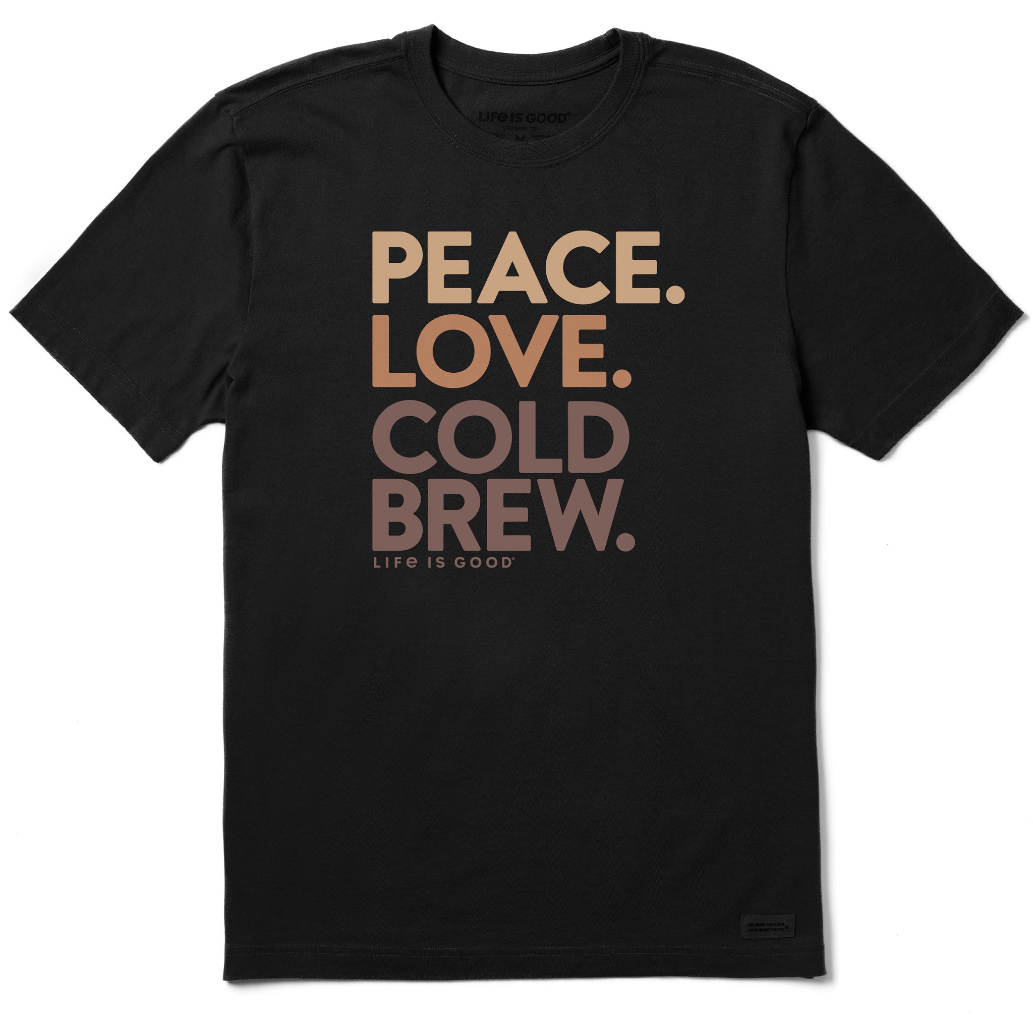 Men's Peace Love Cold Brew Short Sleeve Tee | Shop Life is Good