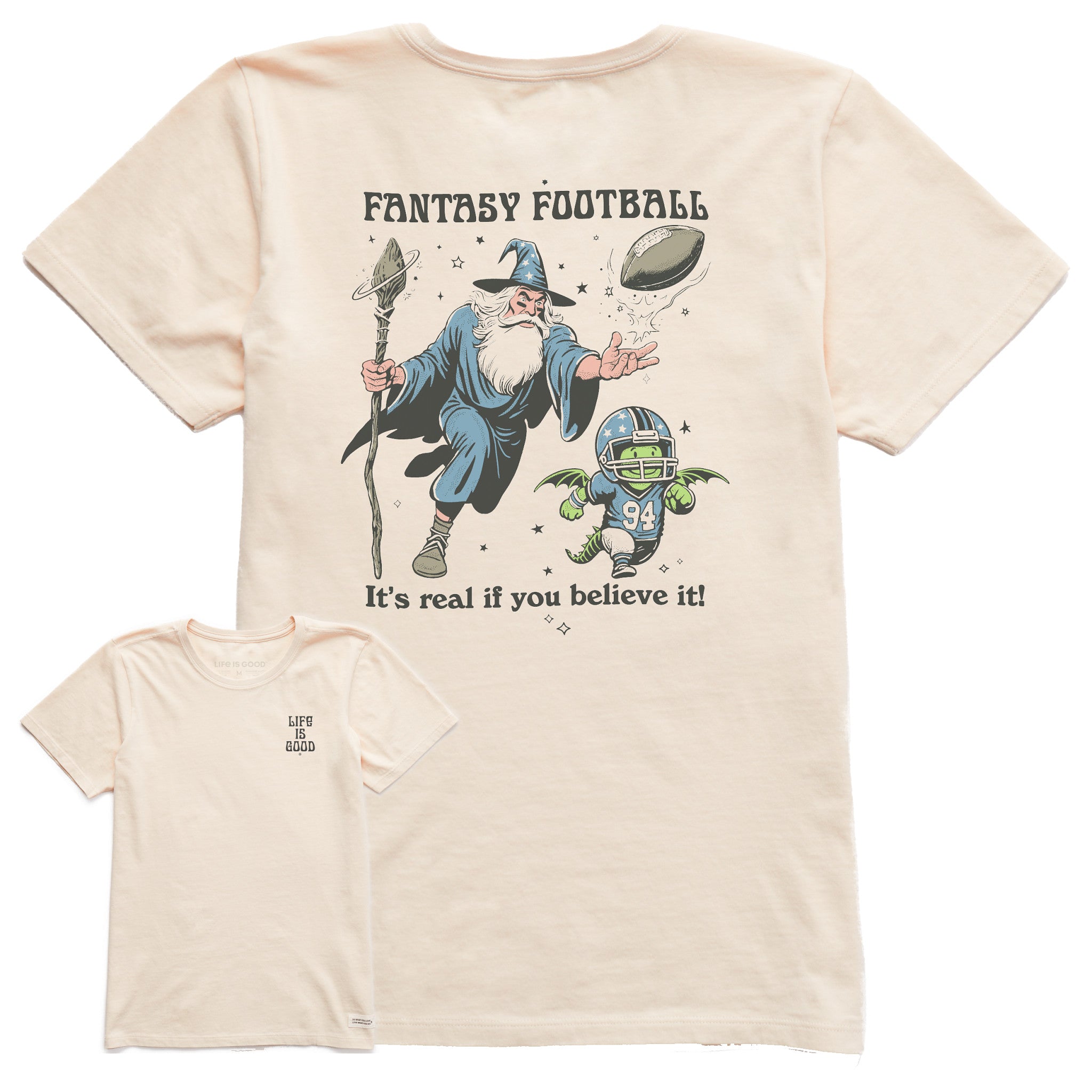 Women's Fantasy Football Short Sleeve Crusher Tee | Shop Life is Good