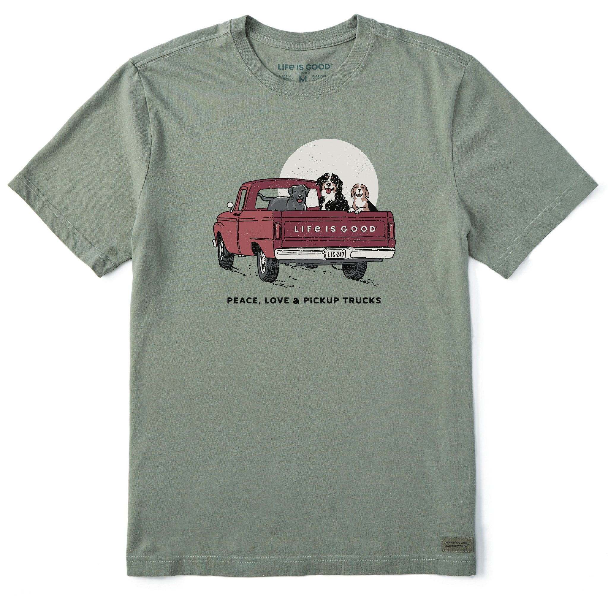 Men's Peace Love & Pickup Trucks Short Sleeve Tee | Shop Life is Good