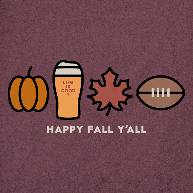 Product image for "Men's Happy Fall Icons Long Sleeve Crusher Tee" ||147867_2