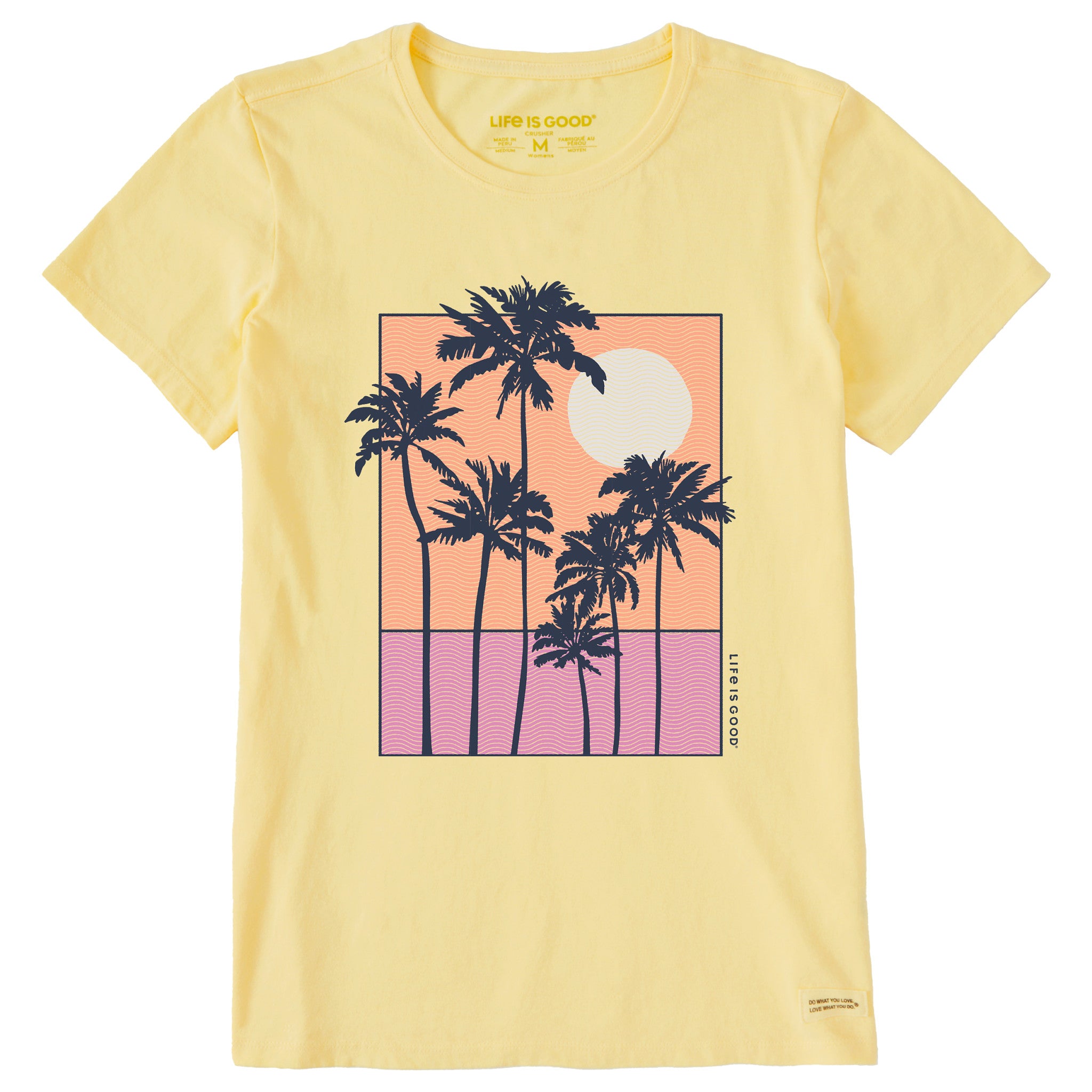 Women's Sunset Behind Palms Short Sleeve Tee | Shop Life is Good