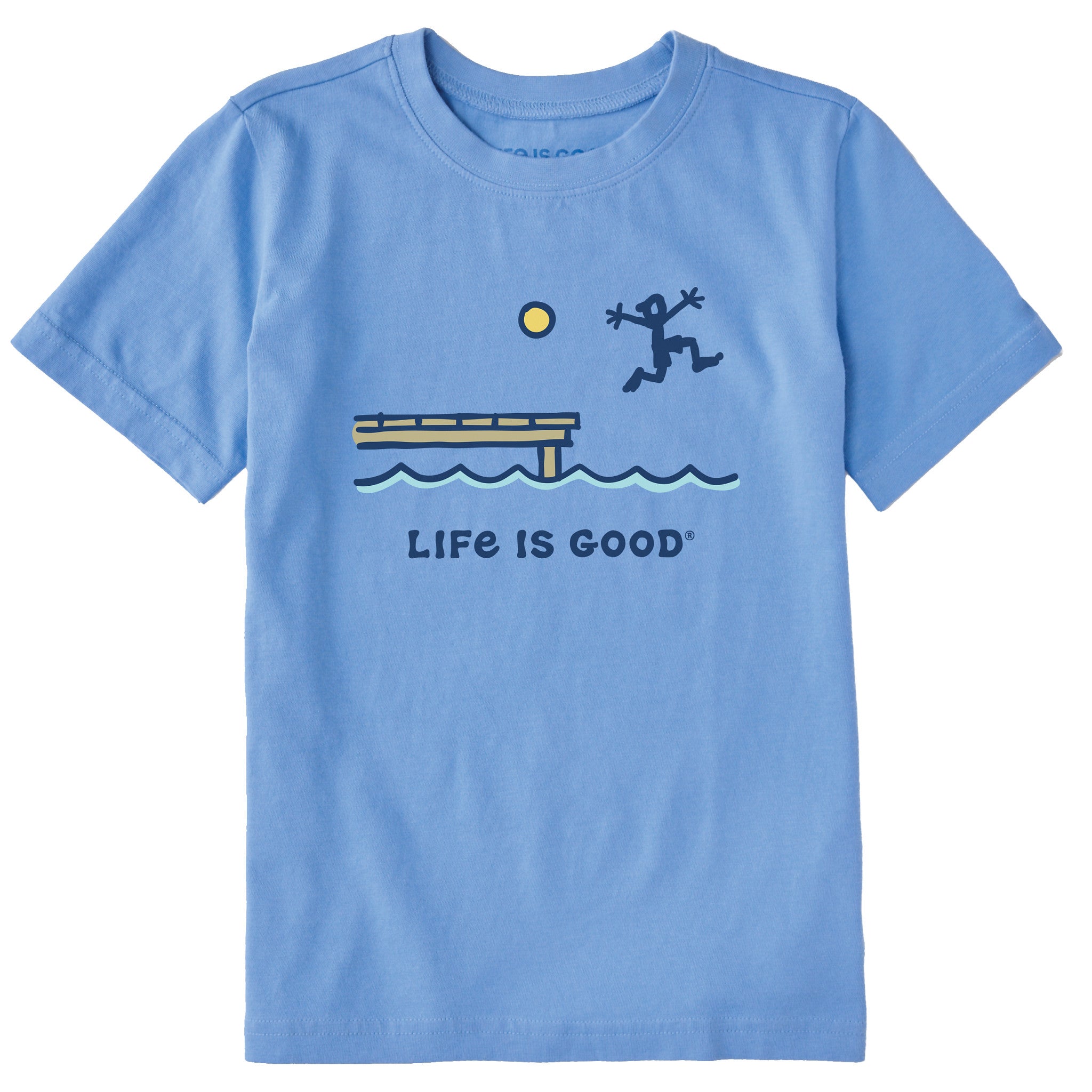 Kids Jake Dock Jump Short Sleeve Crusher Tee | Shop Life is Good