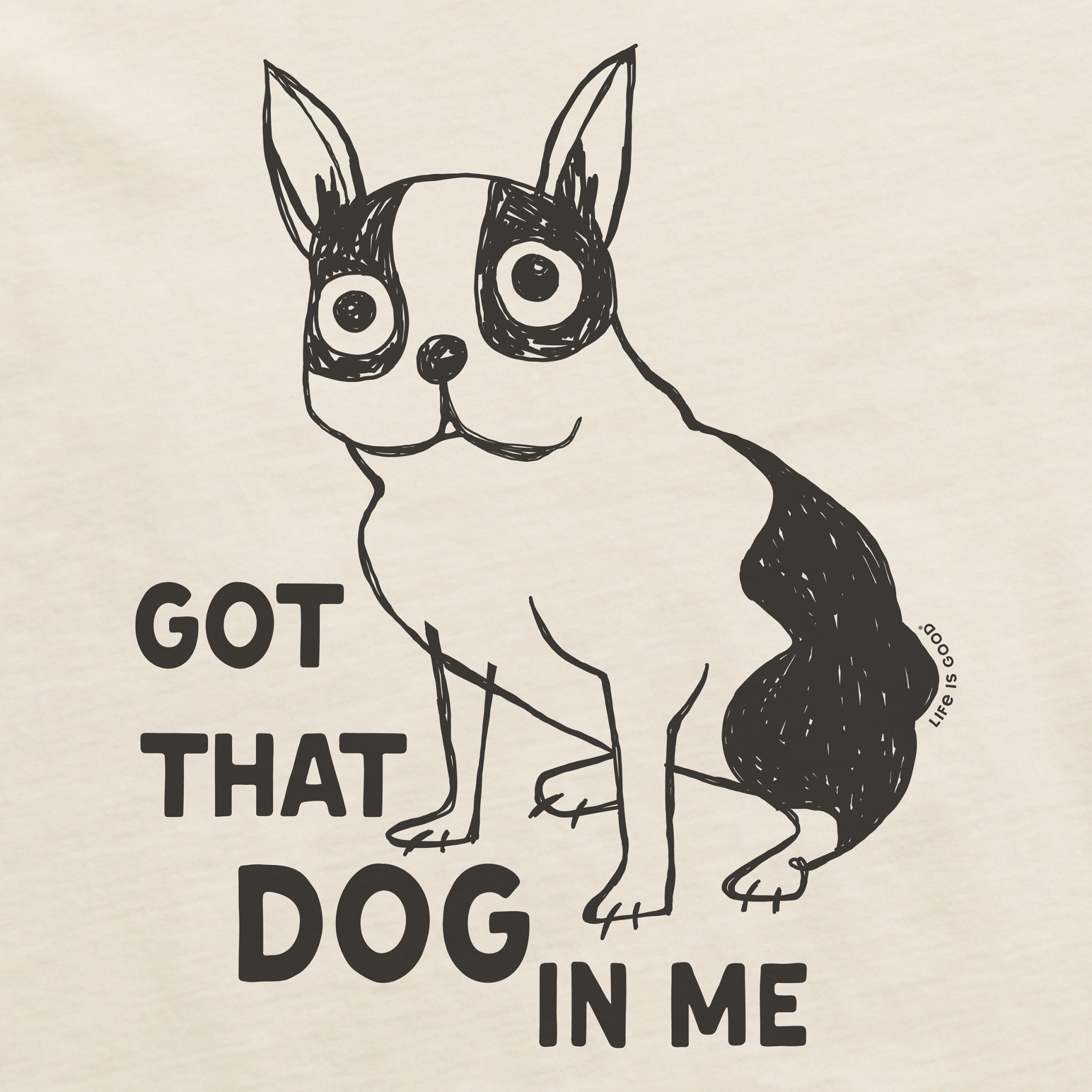 Men's Got That Dog in Me Frenchie Short Sleeve Crusher Tee | Shop