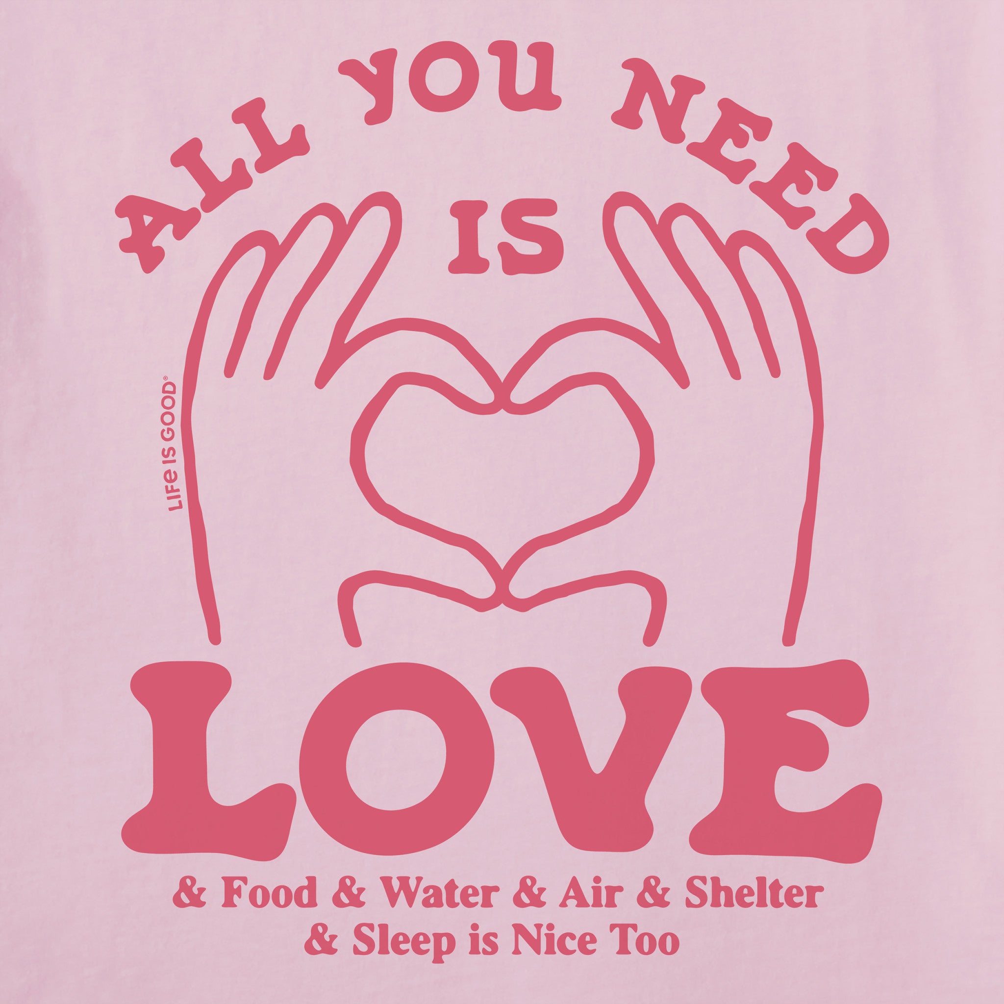 Women's All You Need is Love & Essentials Short Sleeve Tee | Shop
