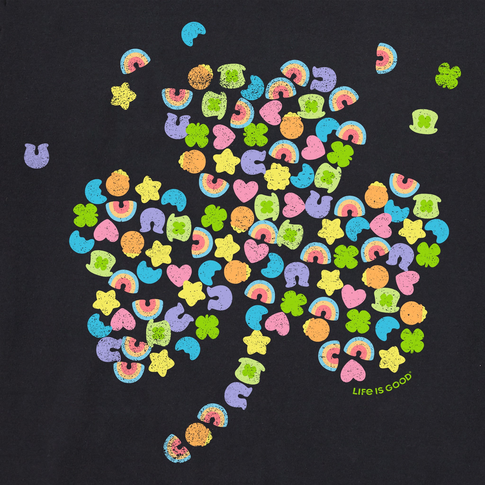 Product image for "Women's Charmed Clover Short Sleeve Crusher Boxy Tee" ||148602_2