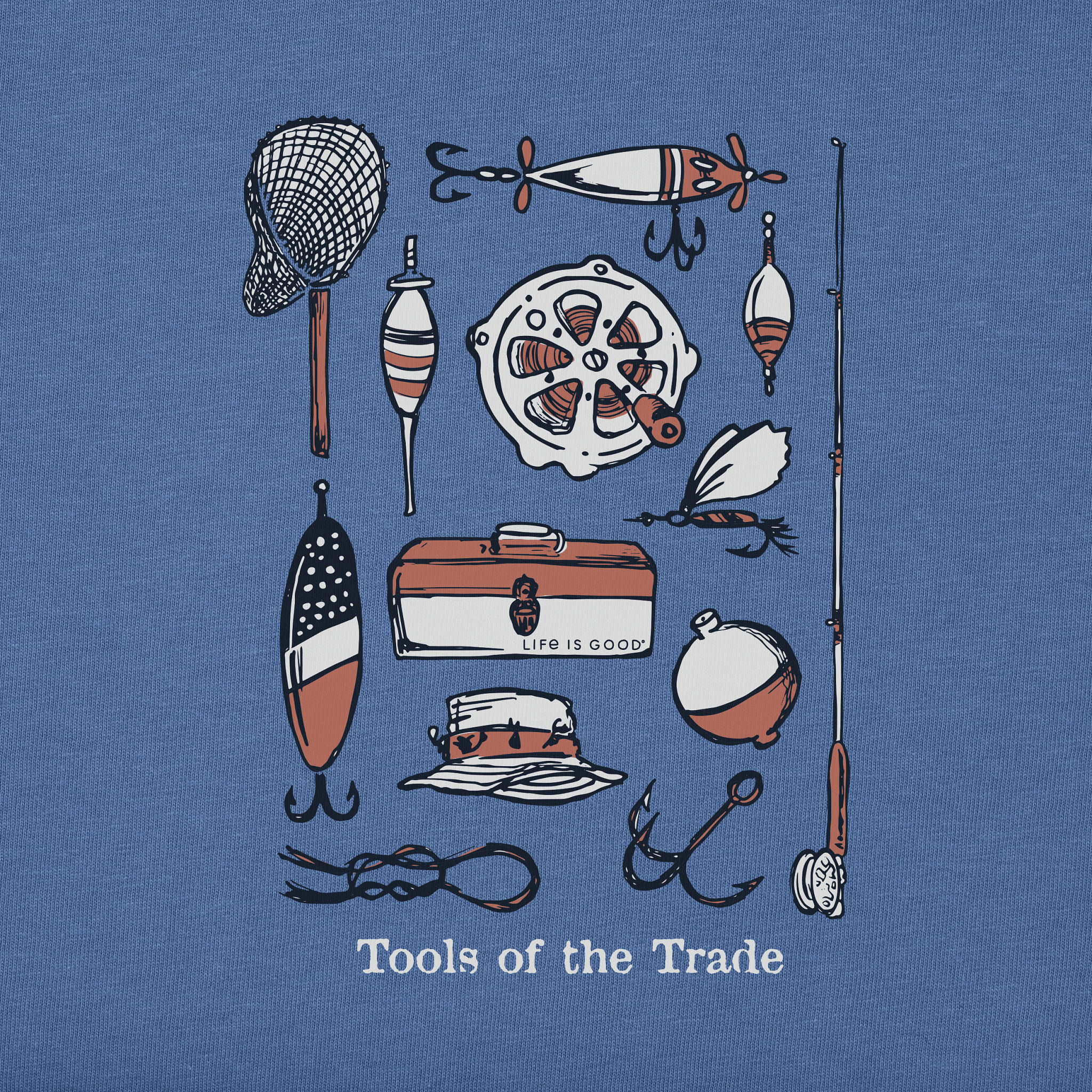 Men's Tools of the Trade Fishing Short Sleeve Tee | Shop Life is Good