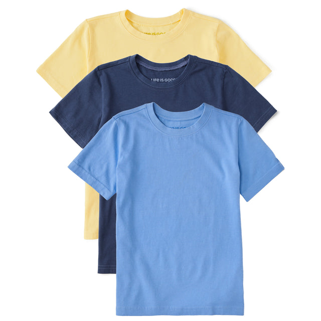 Product image for "Kids Solid 3-Pack Crusher Tee - Multi 3" ||149004PACK_1