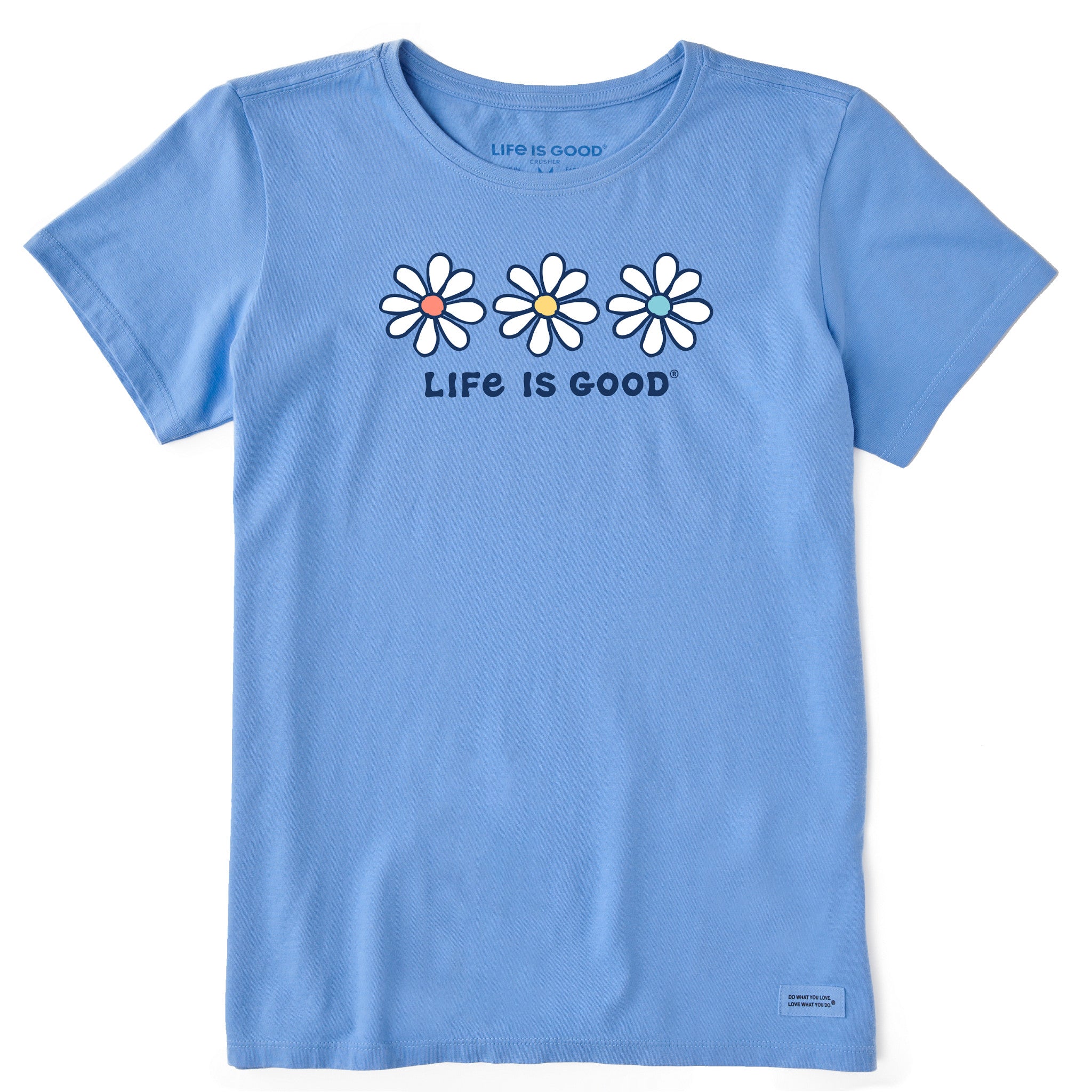 Women's 3 Daisies Short Sleeve Crusher Tee | Shop Life is Good