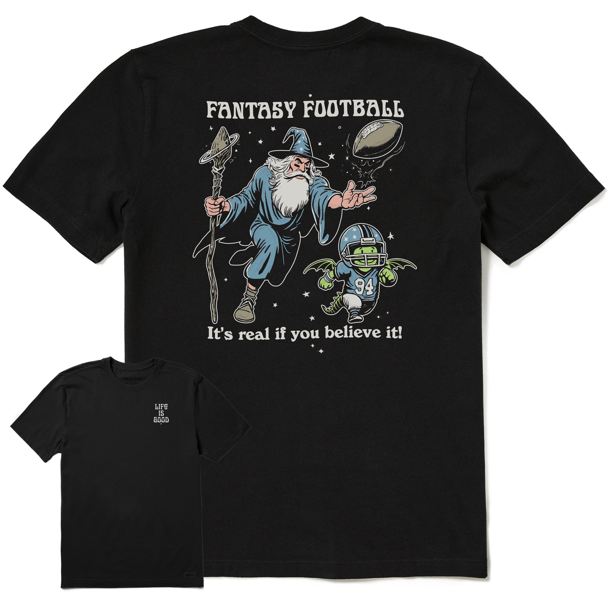 Men's Fantasy Football Short Sleeve Crusher Tee | Shop Life is Good