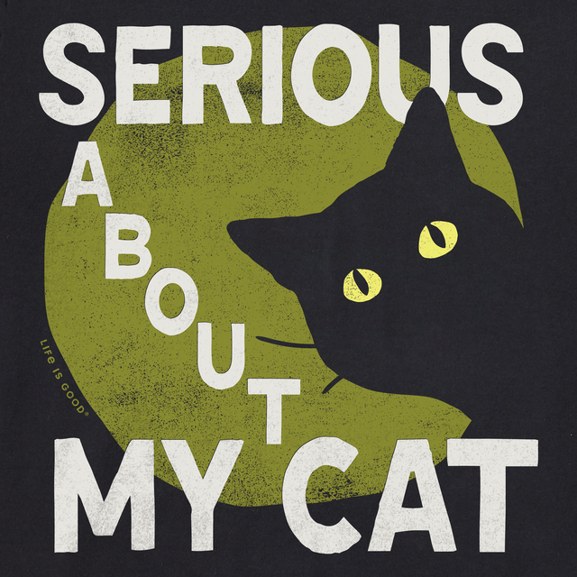 Product image for "Men's Serious About My Cat Long Sleeve Crusher Tee" ||149270_2