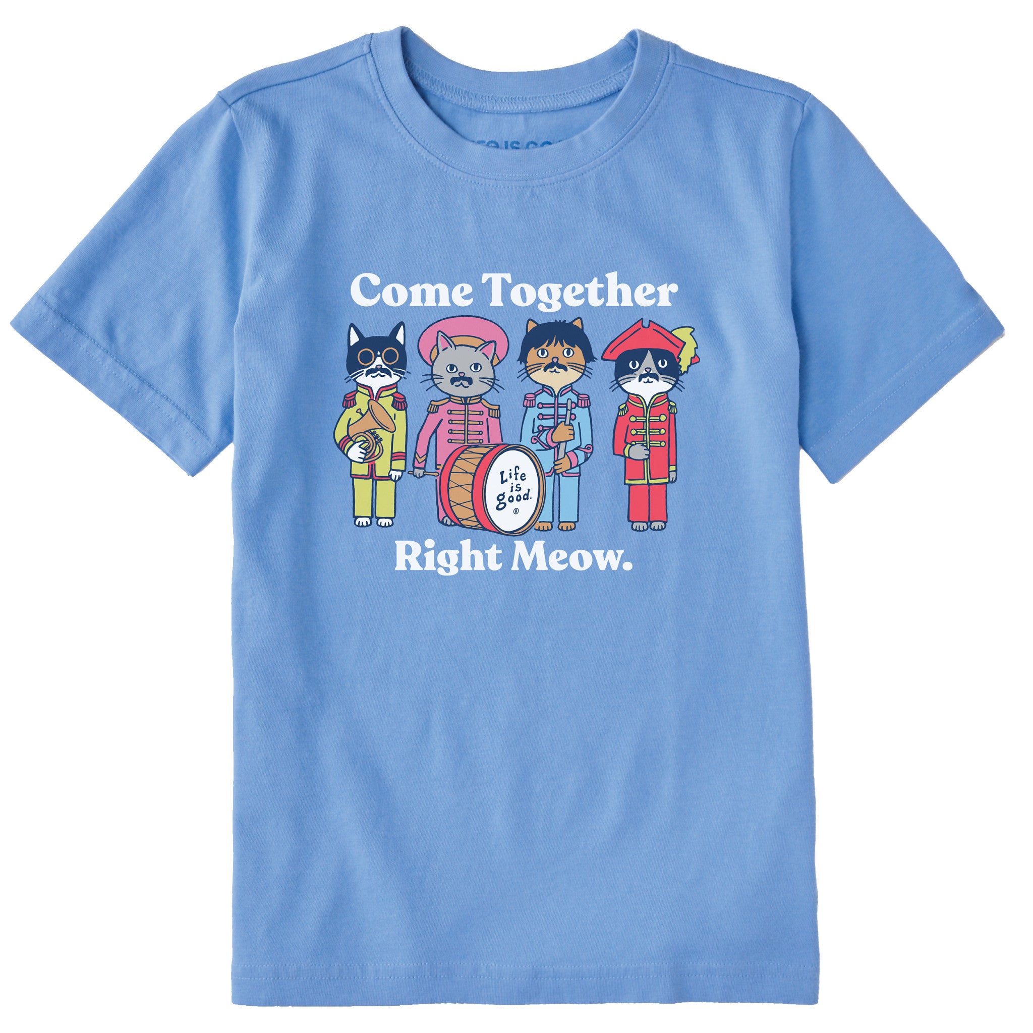 Kids Come Together Right Meow Short Sleeve Crusher Tee | Shop Life