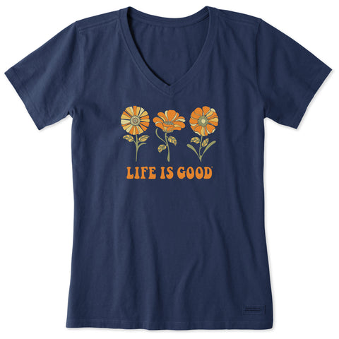 Life is Good Women's Crusher Tee, Long Sleeve Cotton Life is Good Women's Crusher Tee, Long Sleeve Cotton