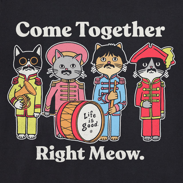 Product image for "Men's Come Together Right Meow Short Sleeve Crusher Tee" ||150665_2