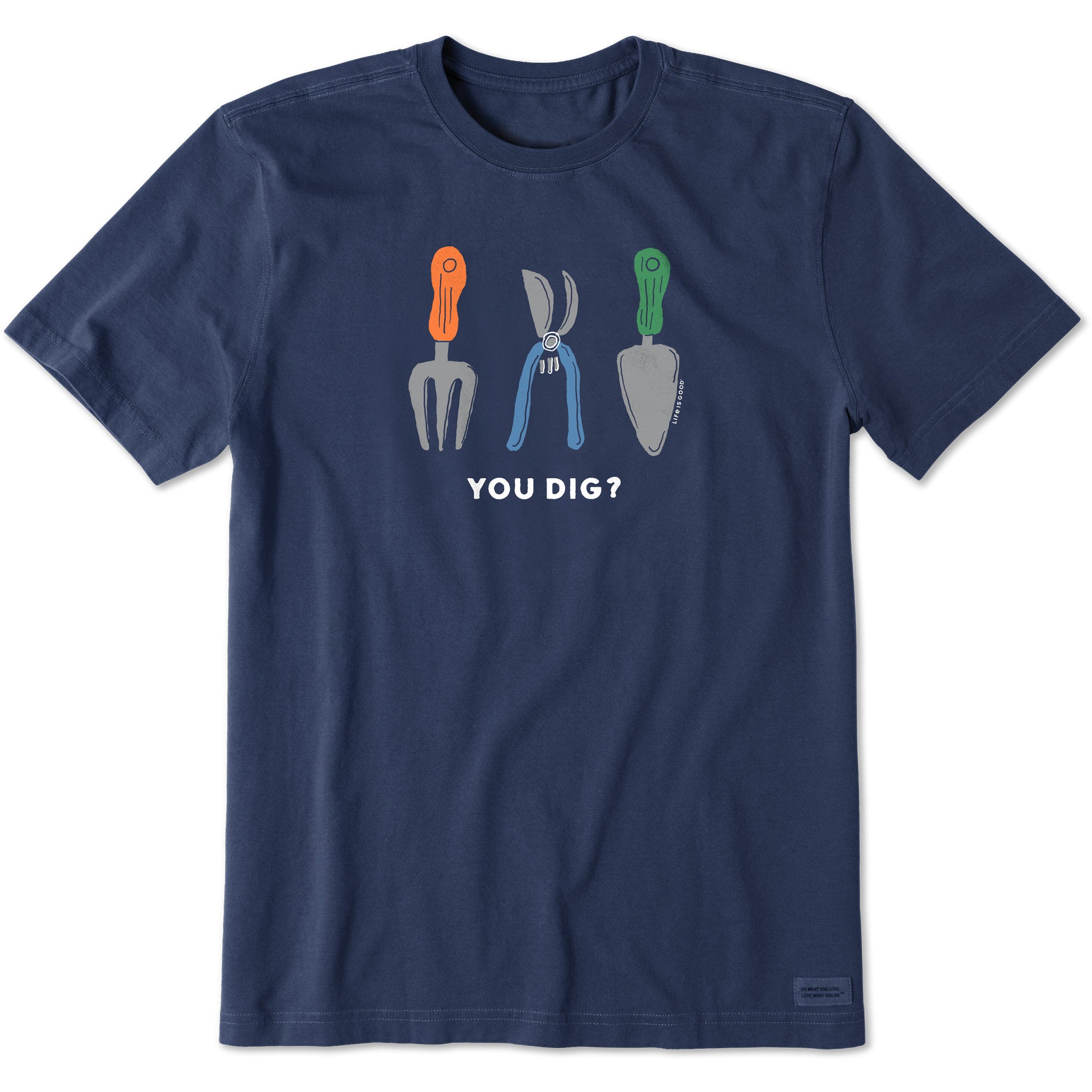 Life is Good Men's Grizzly Bear Forest Crusher Short Sleeve