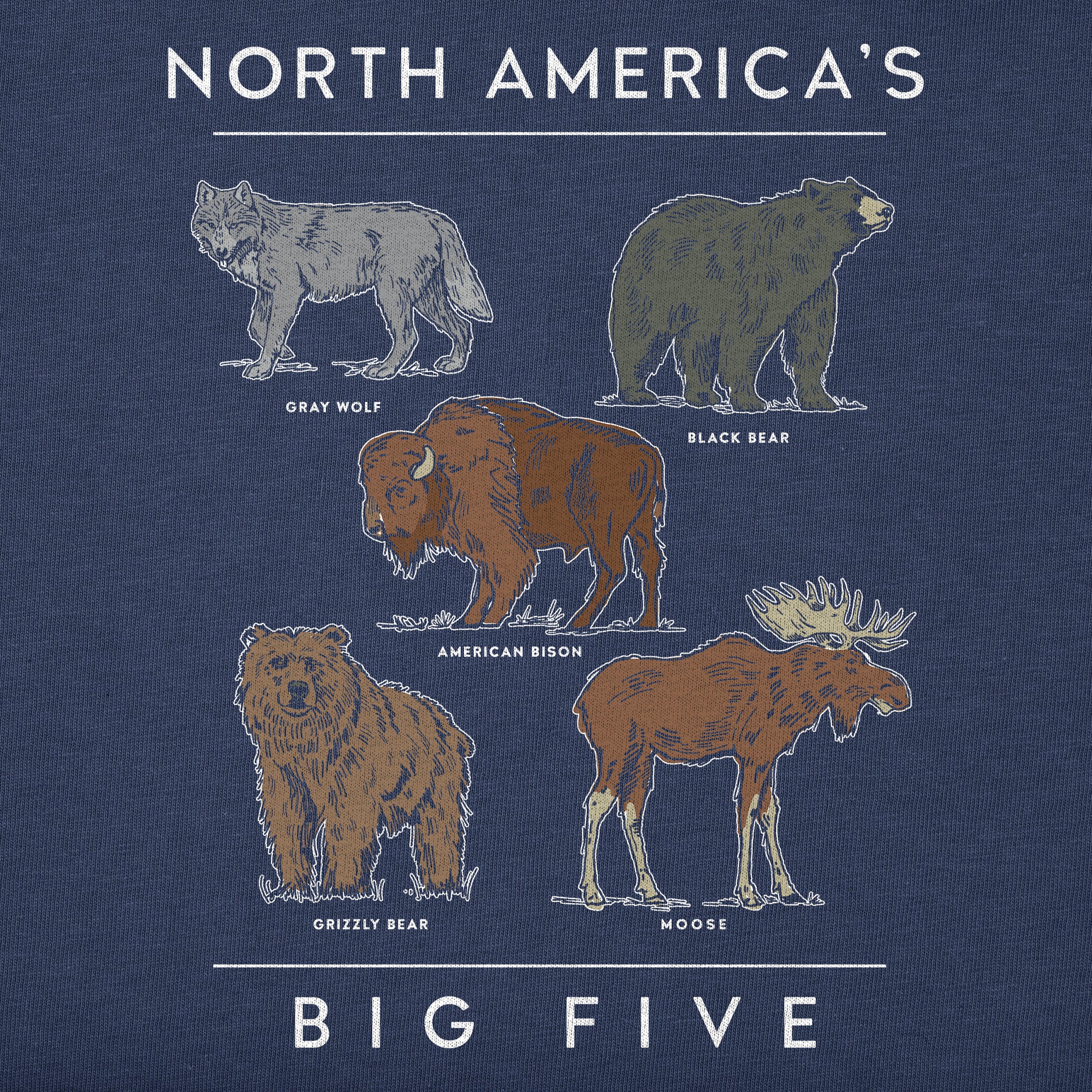 Kids North America's Big 5 Short Sleeve Crusher Tee | Shop Life is