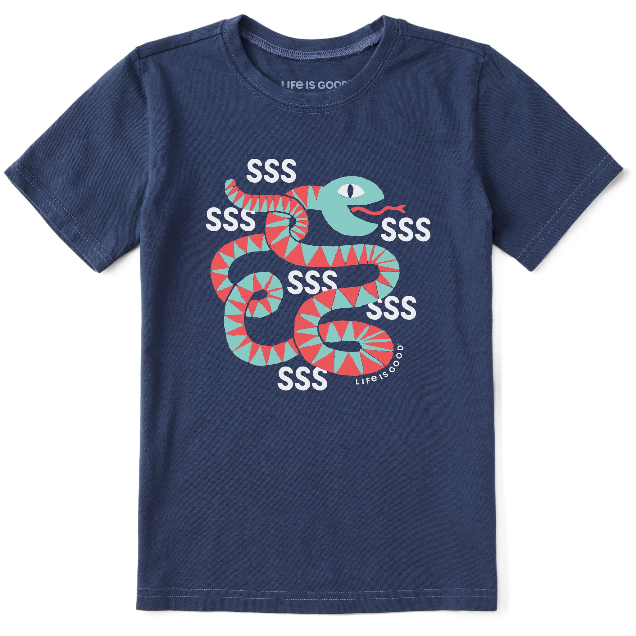 Kids Hissing Snake Short Sleeve Crusher Tee | Shop Life is Good