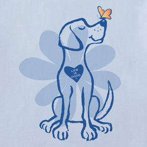 Product image for "Women's Spring Daisy Dog Long Sleeve Crusher Tee" ||151754_2