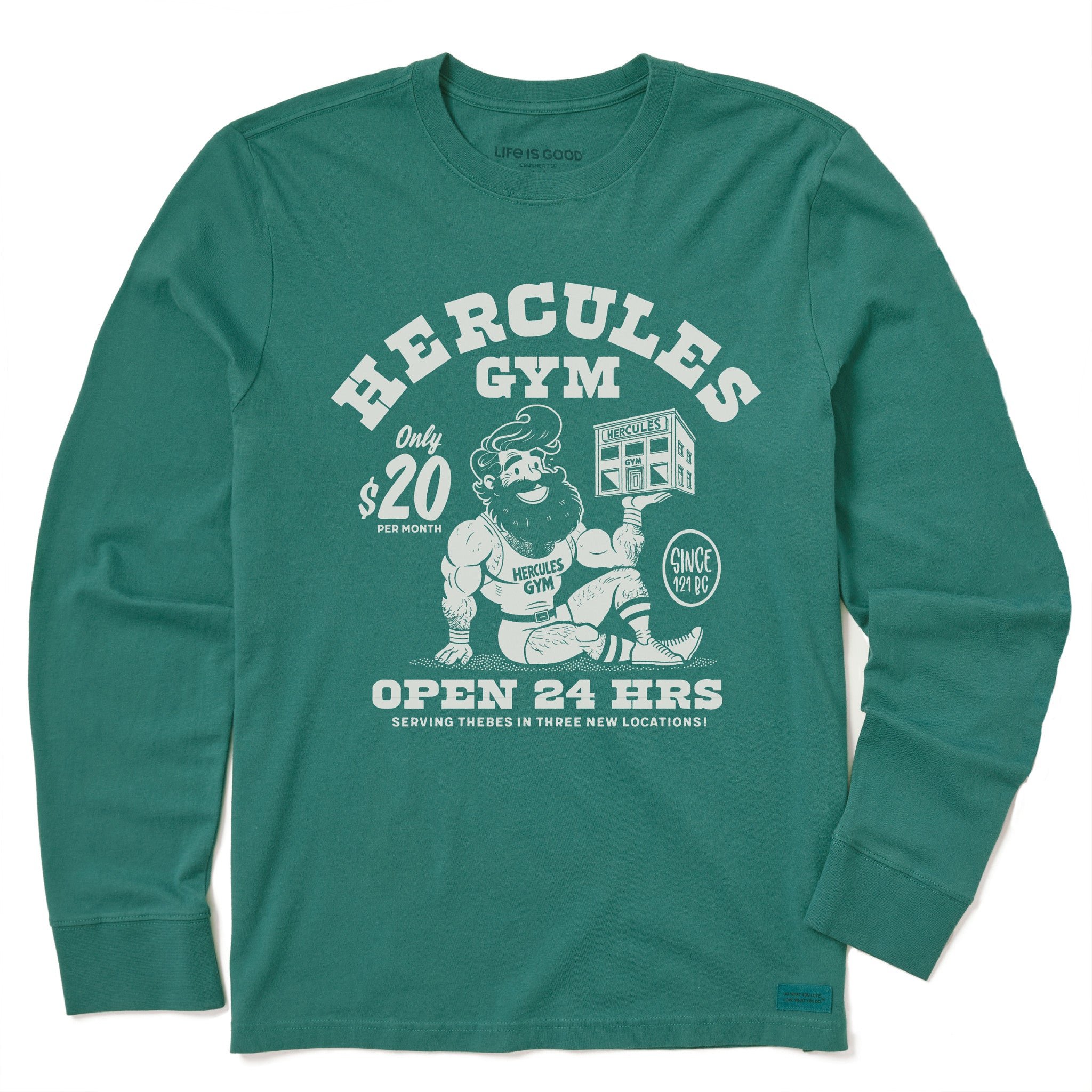Product image for "Kids Hercules Gym Long Sleeve Crusher Tee" ||153009_1