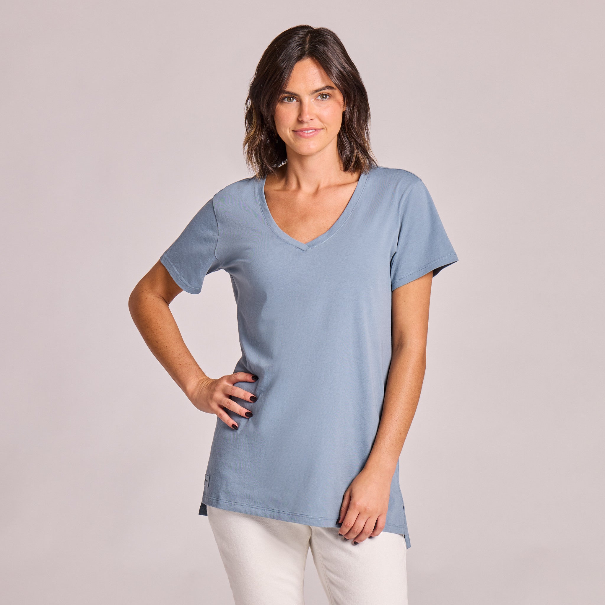Women's Solid Crusher-LITE Vee Tunic | Shop Life is Good