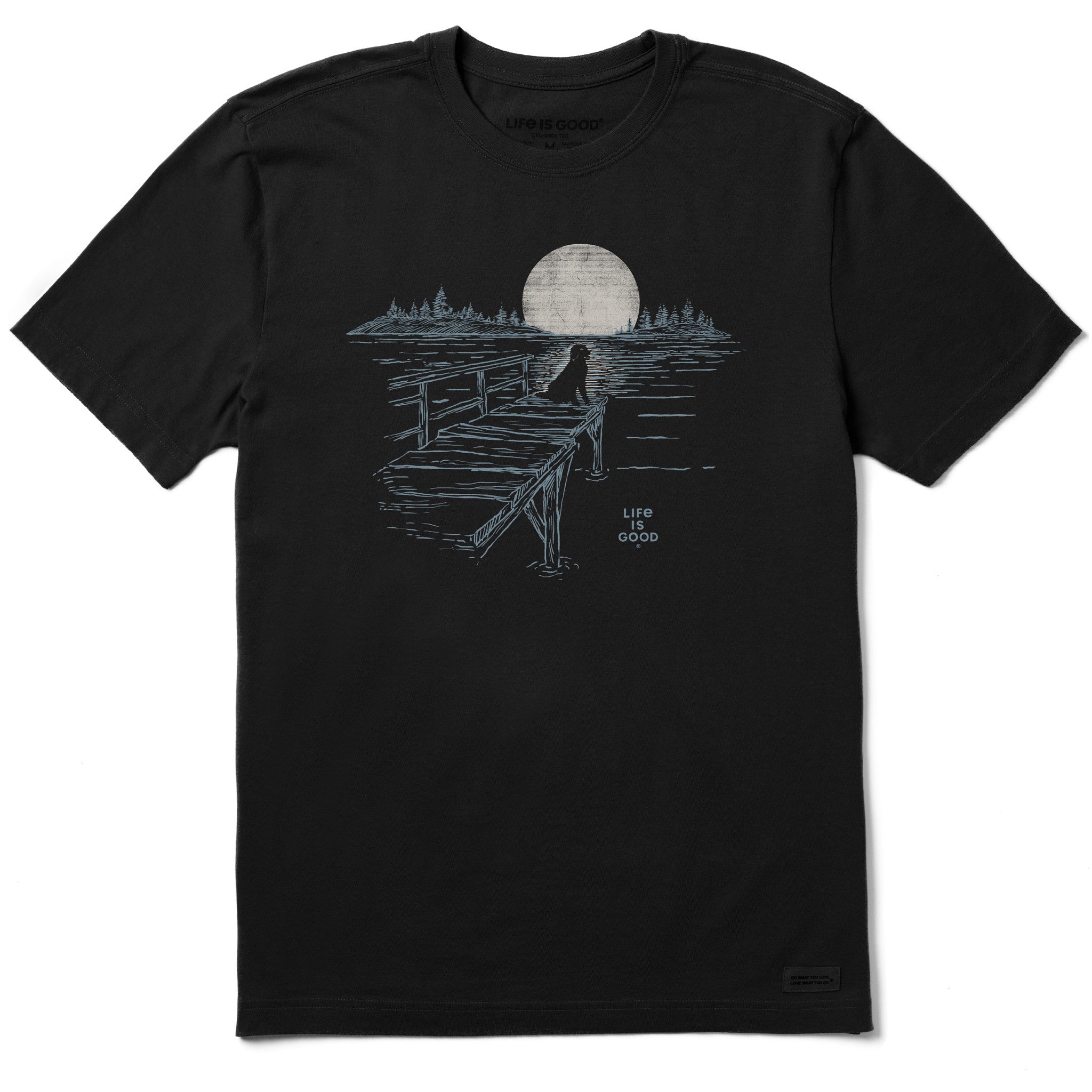 Men's Dock Dog Landscape Sunset Short Sleeve Crusher Tee | Shop