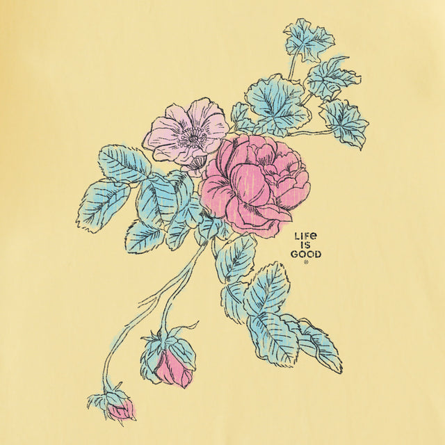 Product image for "Women's A Rose By Any Other Name Short Sleeve Crusher Vee" ||153616_2
