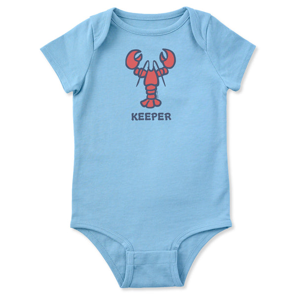 Infant Keeper Lobster Short Sleeve Crusher Baby Bodysuit | Shop