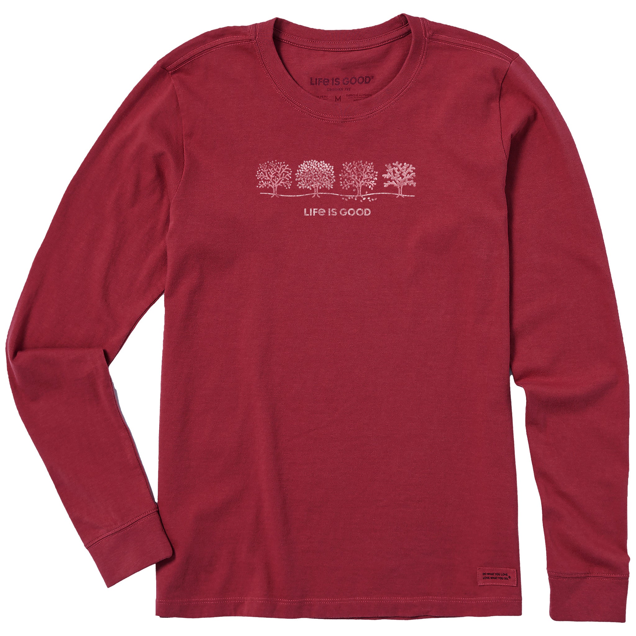Women's Four Seasons Trees Long Sleeve Crusher Tee | Shop Life is Good