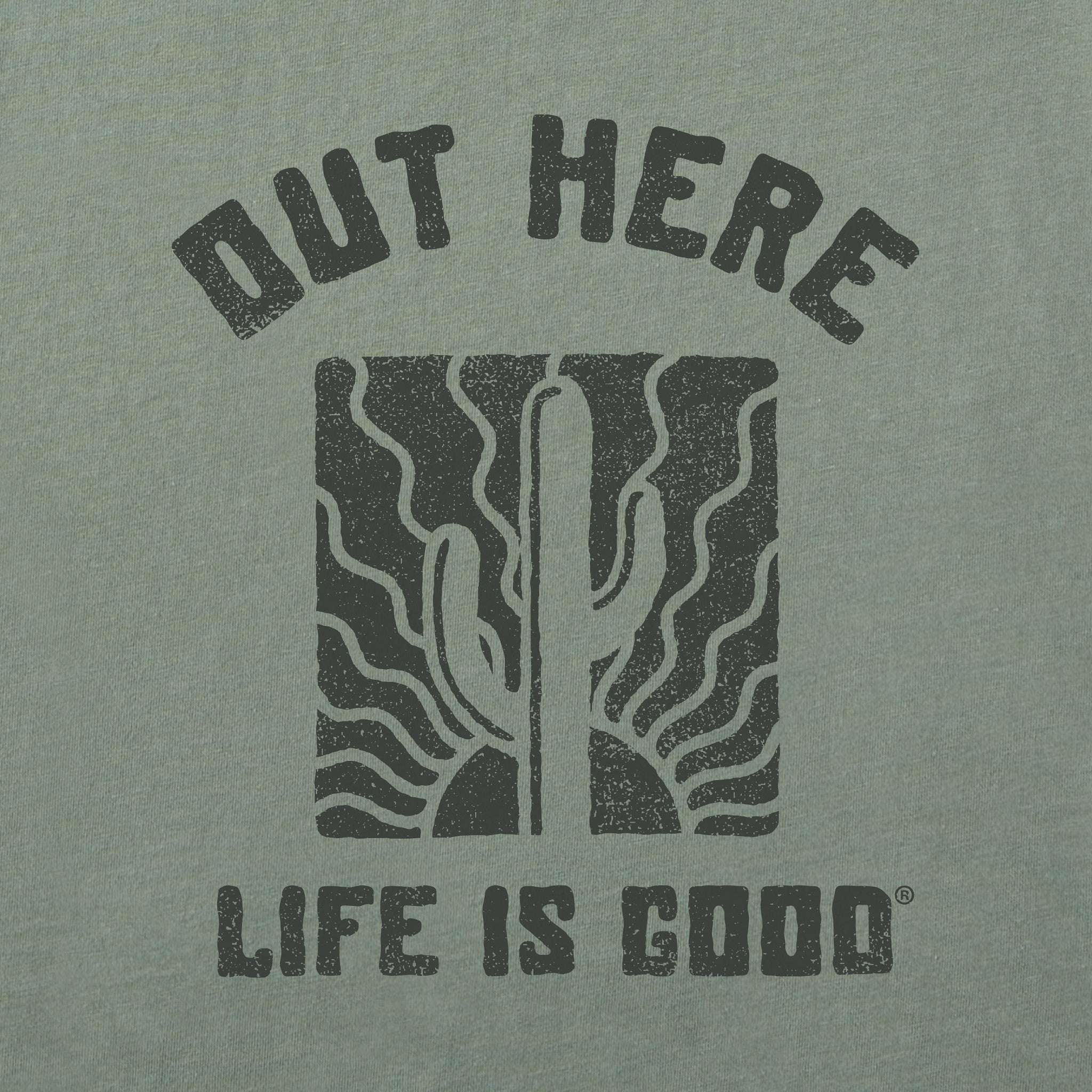 Product image for "Women's Out Here Cactus Sunset Short Sleeve Crusher Boxy Tee" ||154721_2