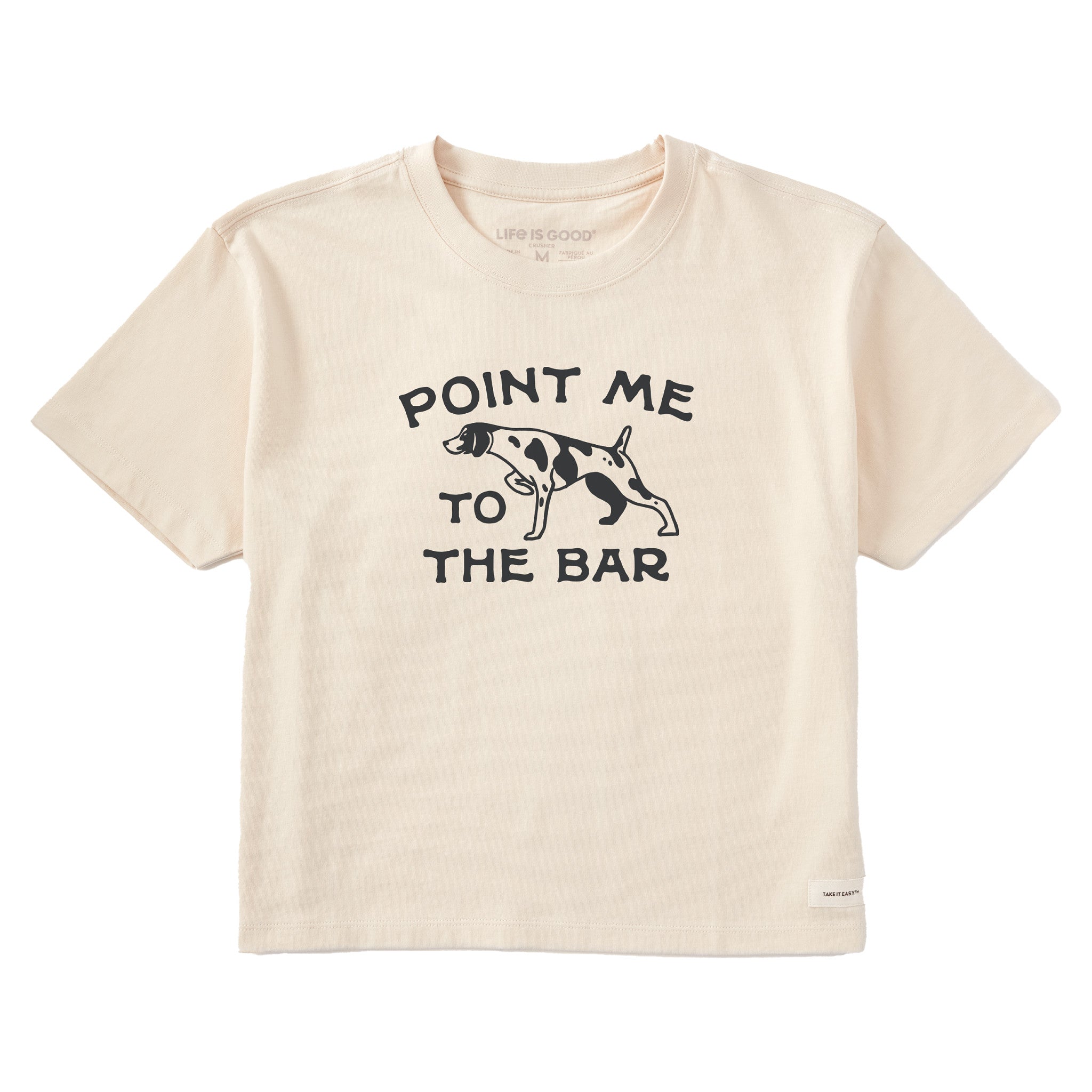 Women's Point Me to the Bar Short Sleeve Crusher Boxy Tee | Shop