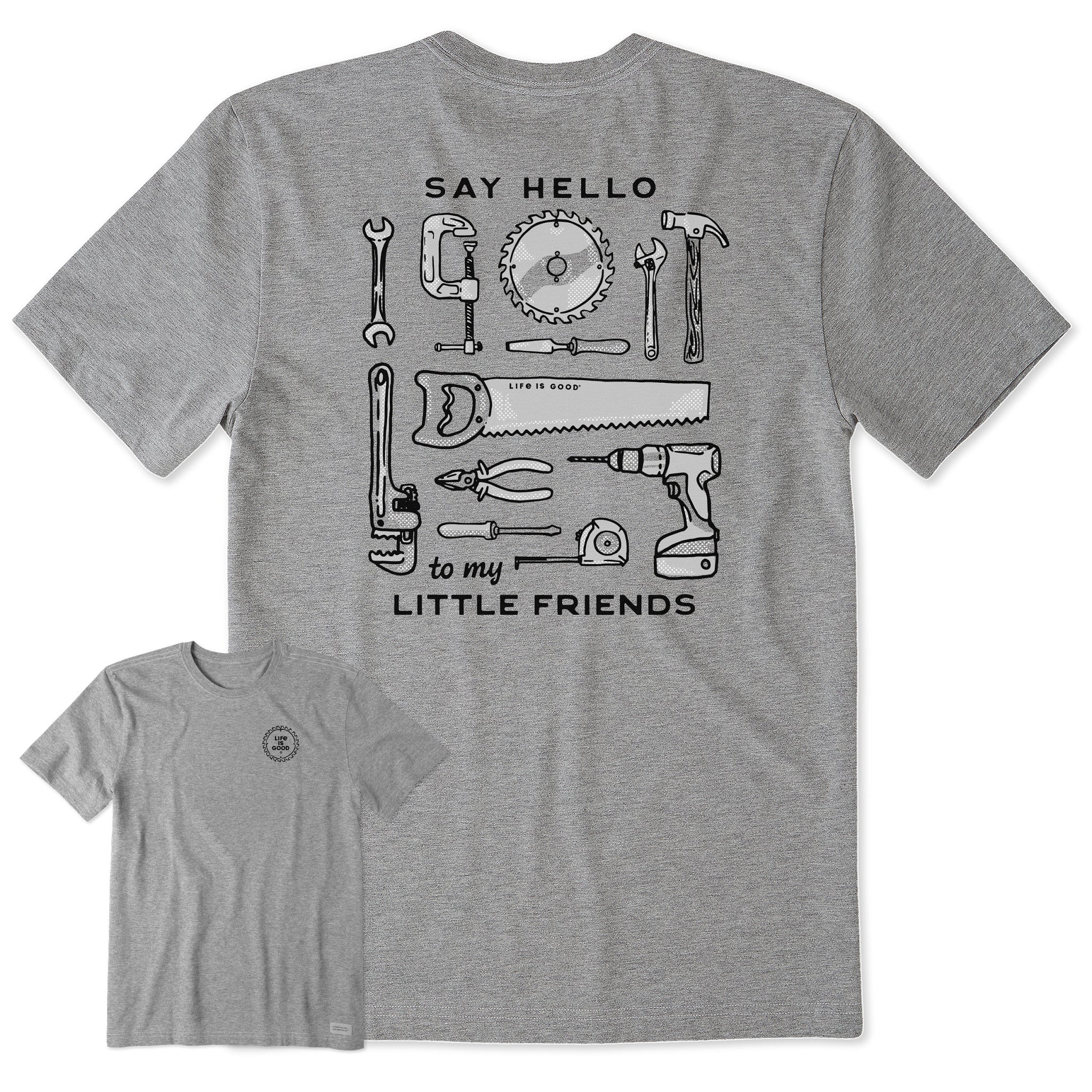 Men's Say Hello to My Little Friends Tools Short Sleeve Crusher