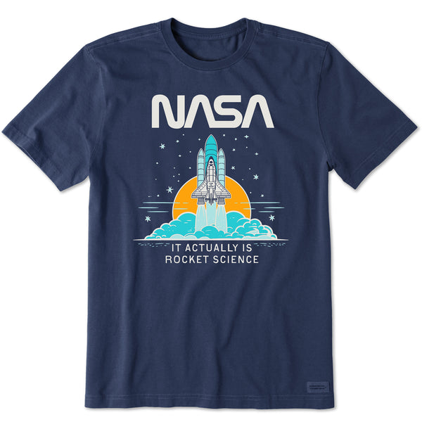 Men's NASA Rocket Science Short Sleeve Crusher Tee | Shop Life is Good