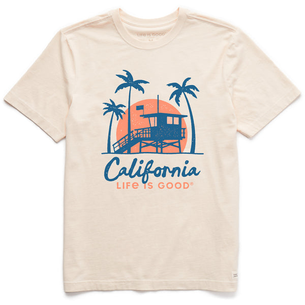 Men's California Lifeguard Station Short Sleeve Crusher Tee | Shop