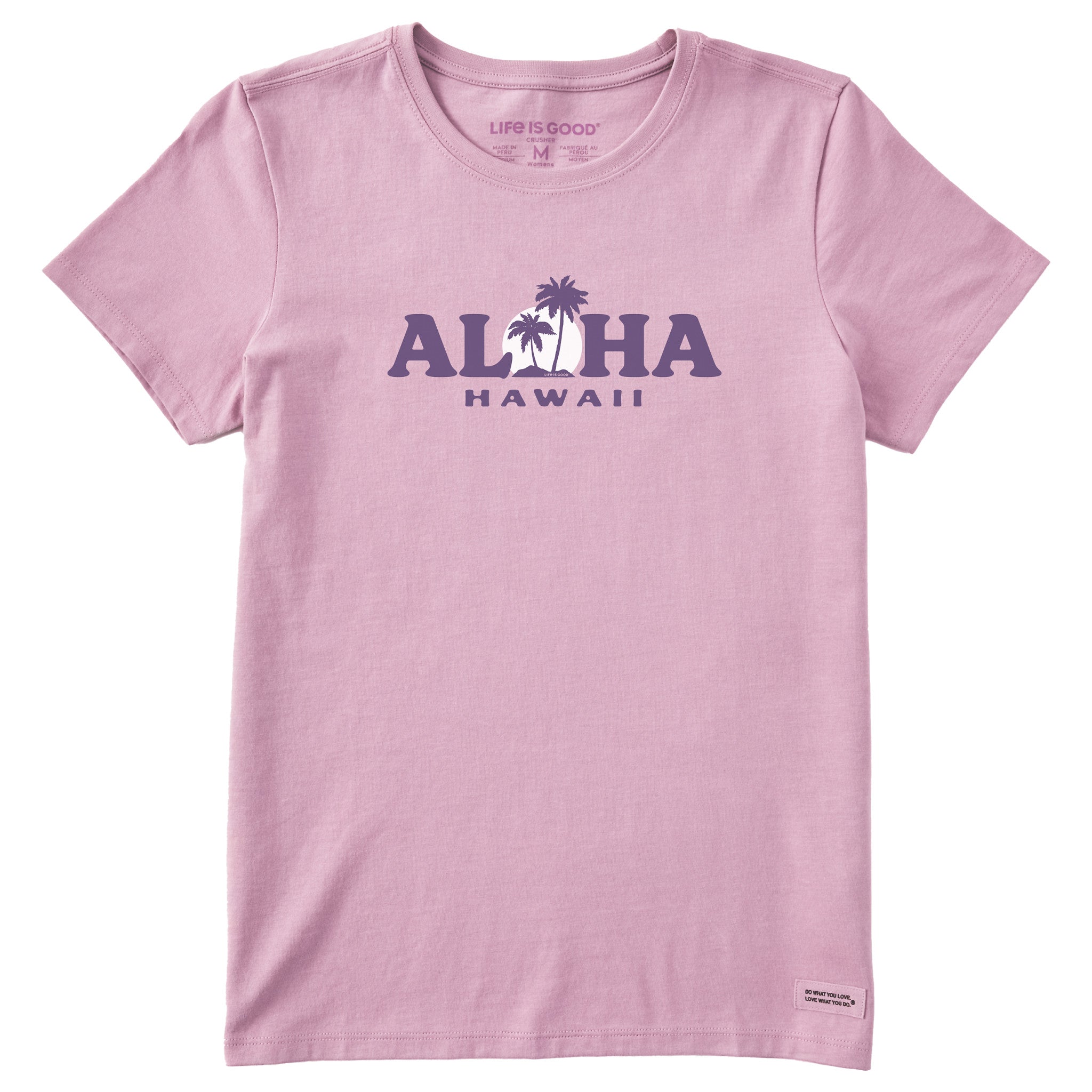 Women's Aloha Sunset Hawaii Short Sleeve Crusher Tee | Shop Life