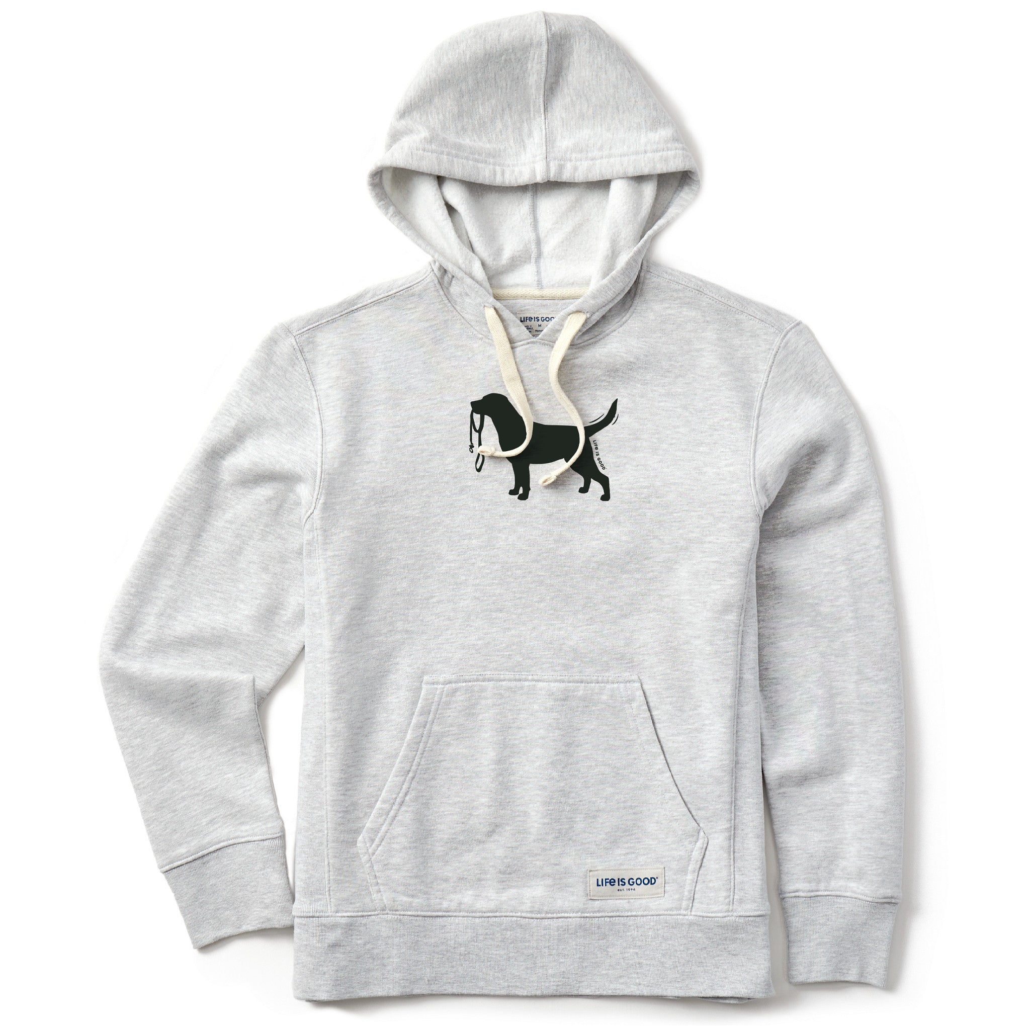 Women's Labrador Leash Simply True Fleece Hoodie | Shop Life is Good