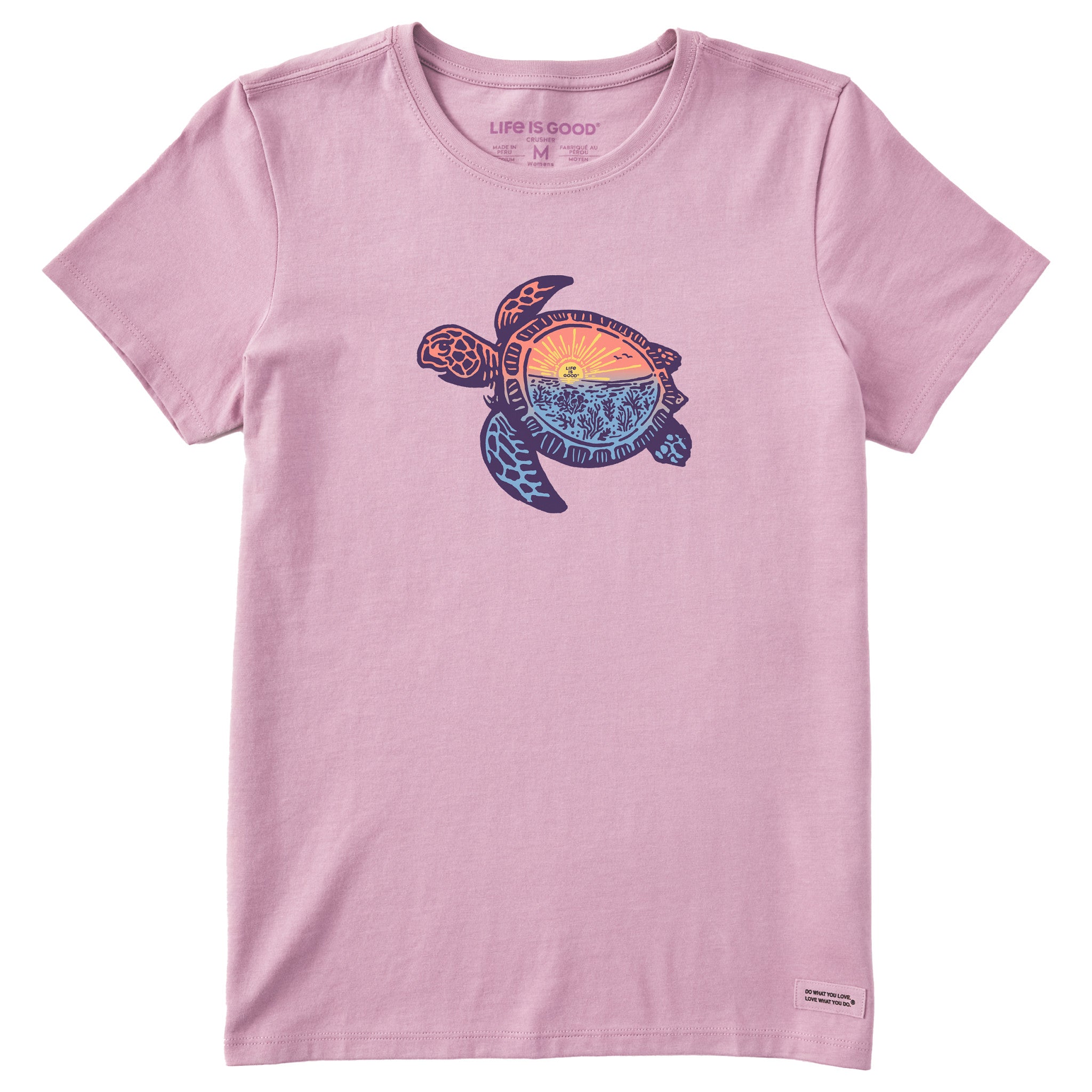 【William : Life Is Good & Good …】新品 Women's Beach Turtle Sealife Short Sleeve Tee | Shop Life is Good