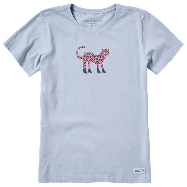 Women's Love Leopard Short Sleeve Crusher Tee | Shop Life is Good