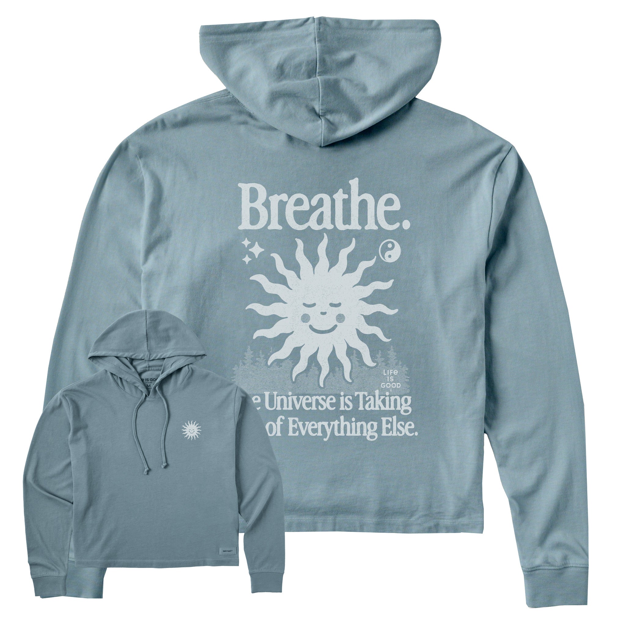 Women's Breathe Universe Sun Crusher Boxy Hoodie | Shop Life