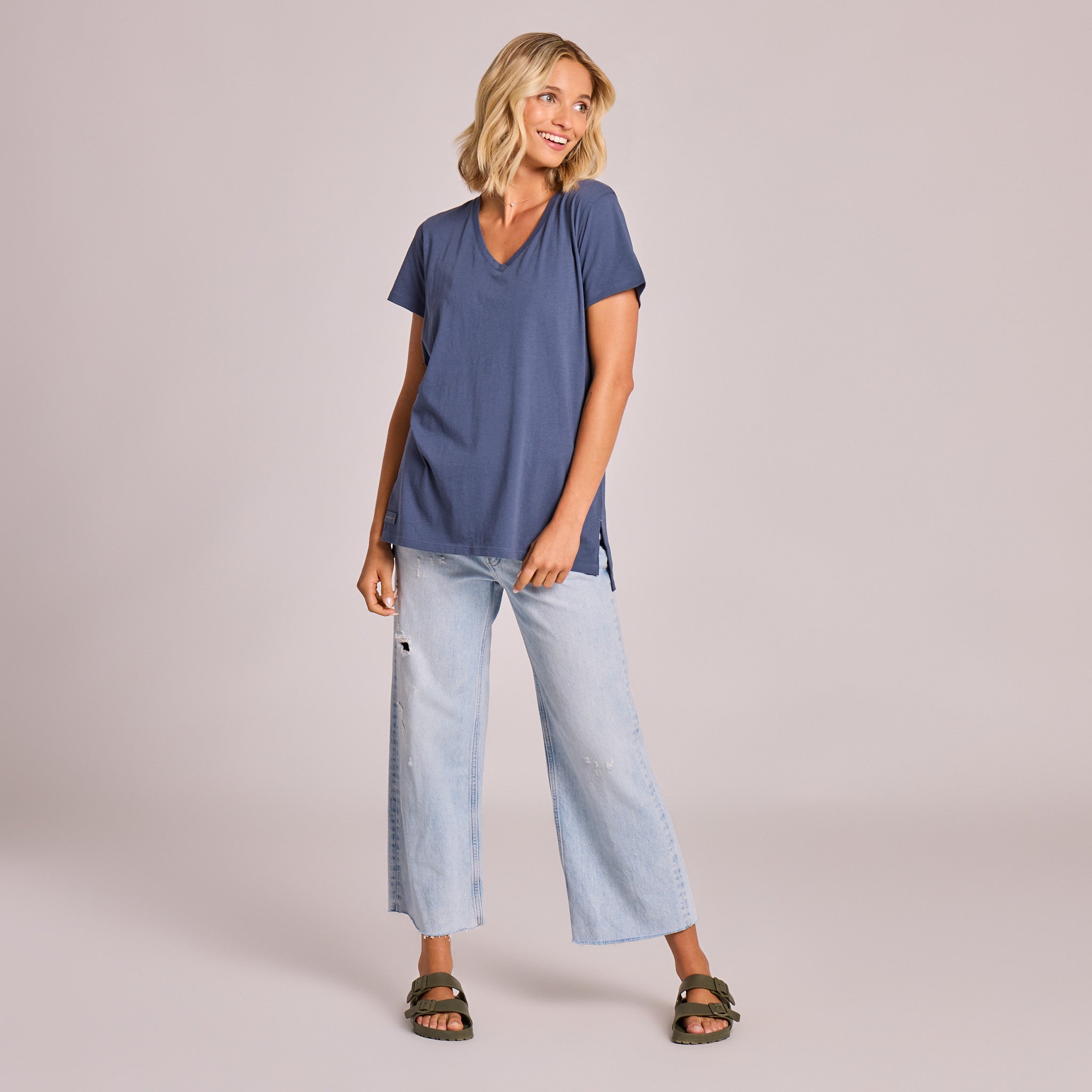 Women's Solid Crusher-LITE Vee Tunic | Shop Life is Good