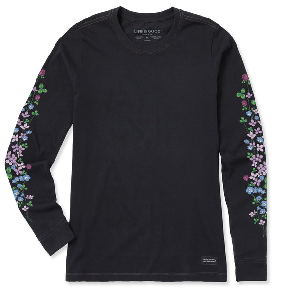 Women's Clovers & Wildflowers Long Sleeve Crusher Tee | Shop Life