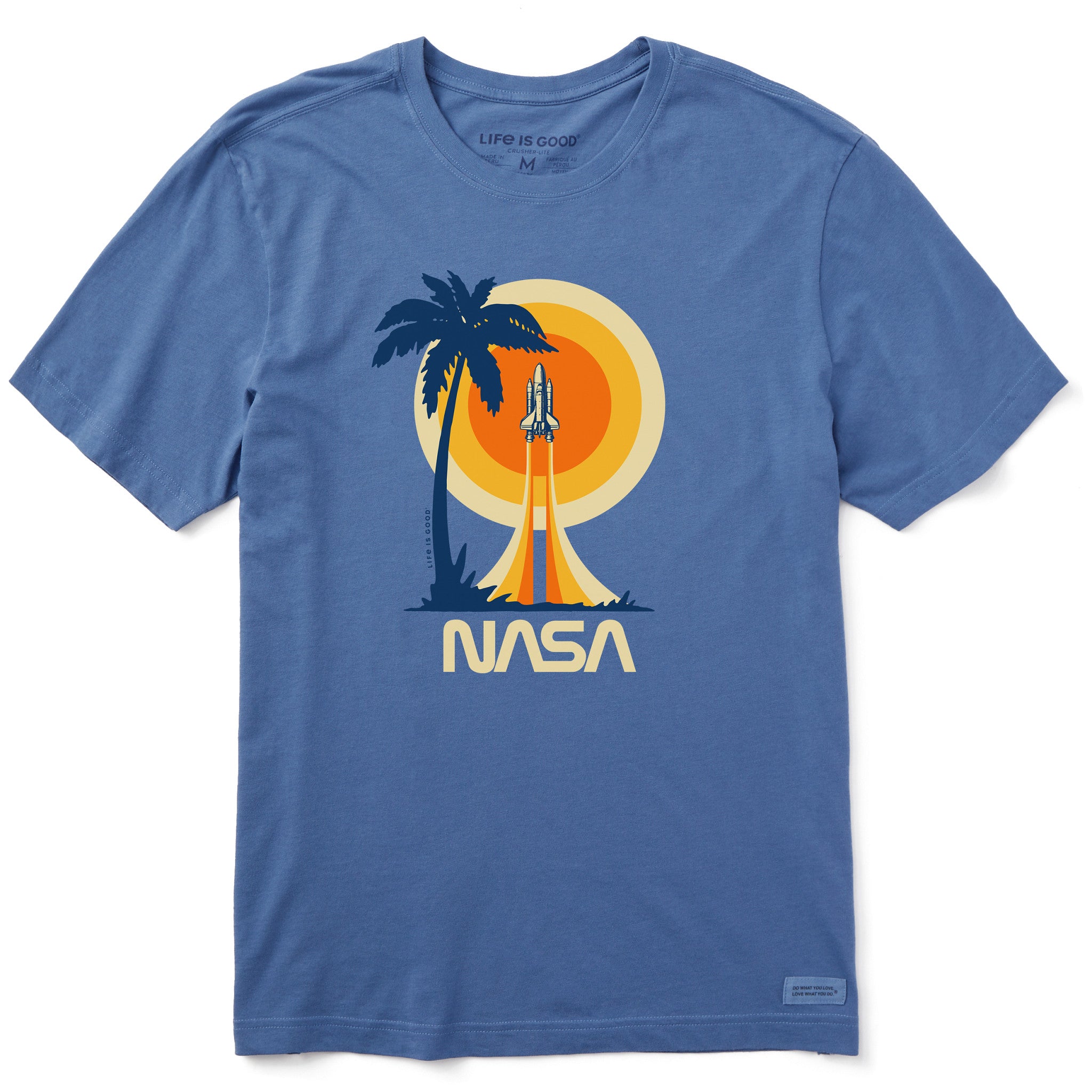 s*g様 USツアーT Nas Life is good 現地購入 Men's NASA Beach Launch Short Sleeve Tee | Shop Life is Good